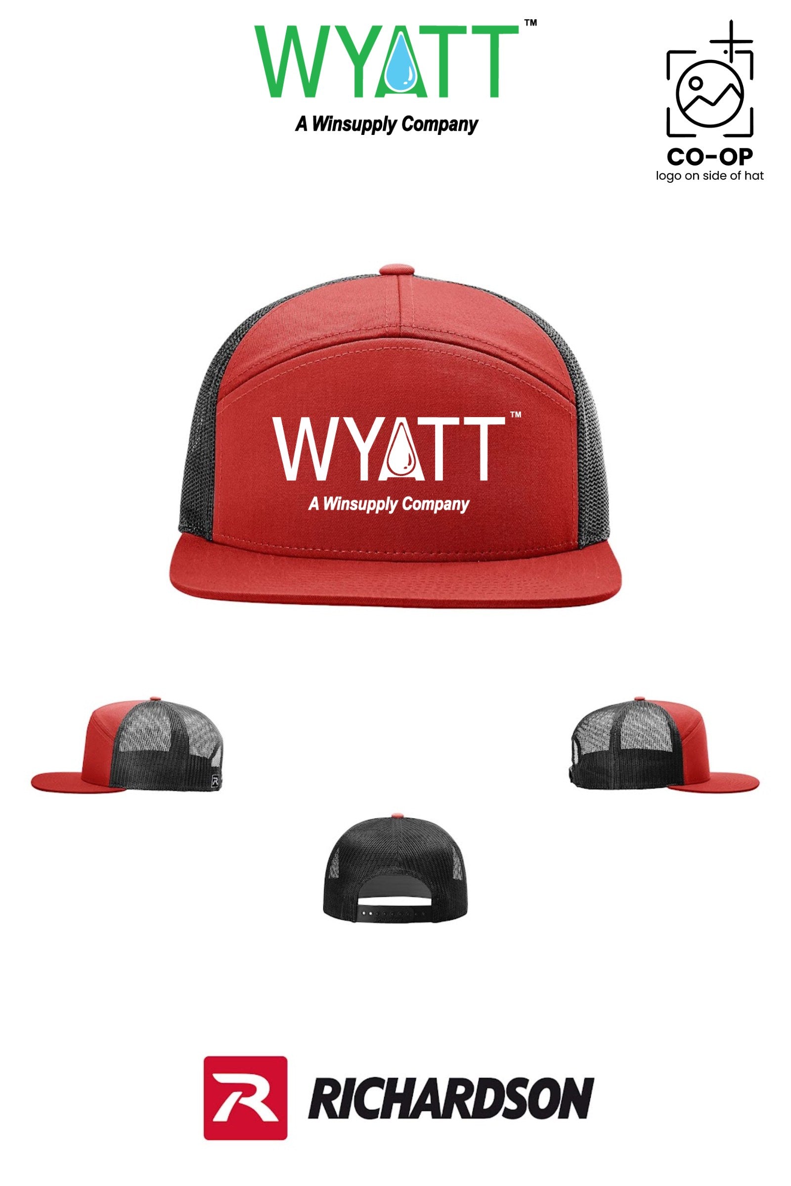 Richardson 168 Seven-Panel Trucker - Wyatt Irrigation of Santa Rosa