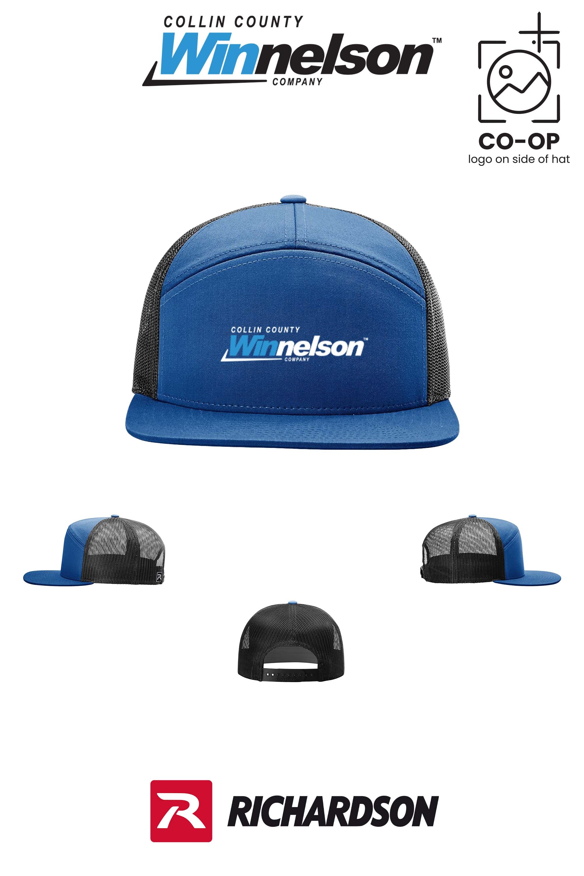 Richardson 168 Seven-Panel Trucker- Collin County Winnelson