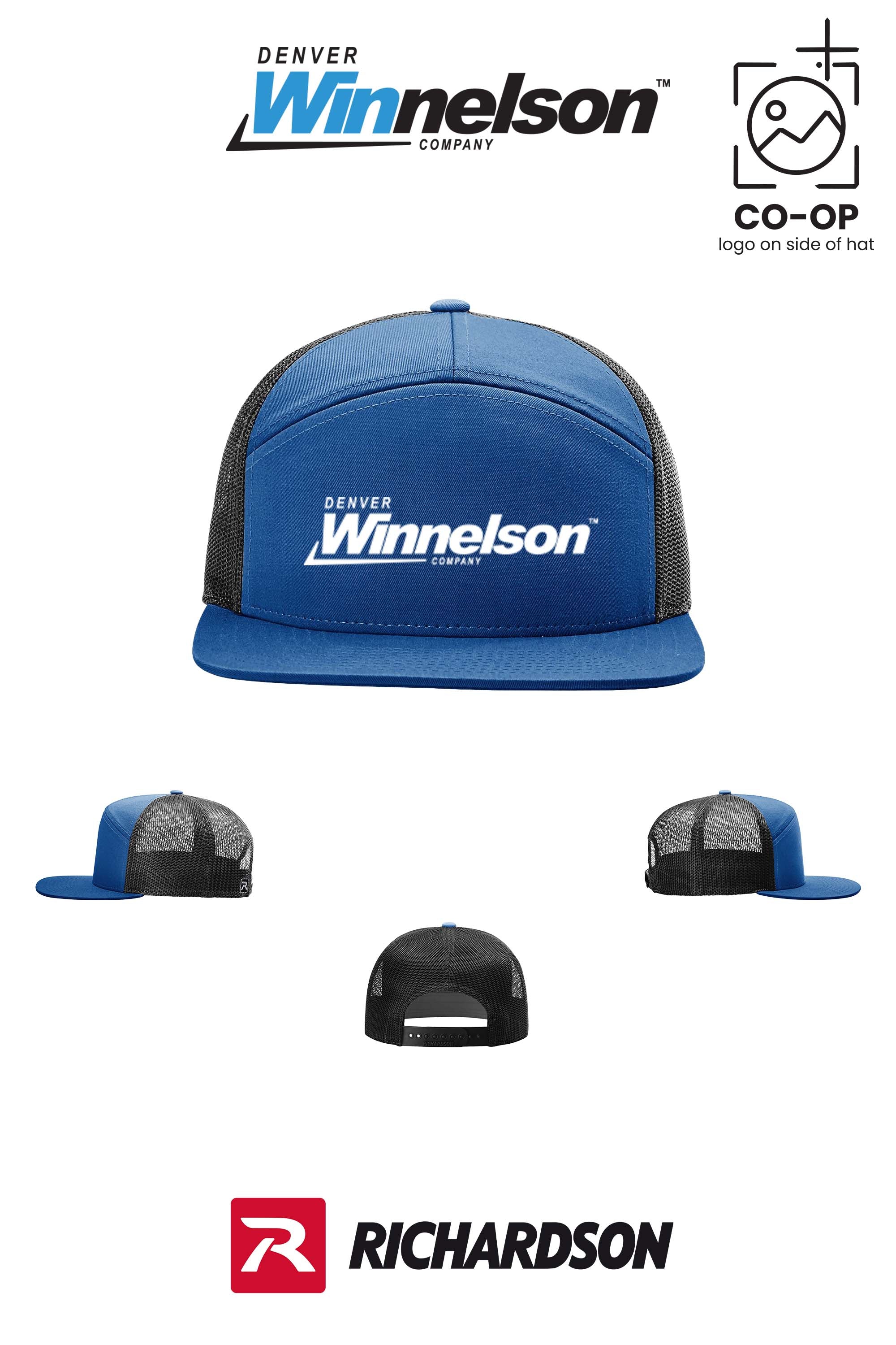 Richardson 168 Seven-Panel Trucker- Denver Winnelson