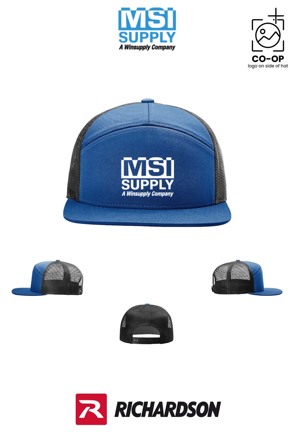 Richardson 168 Seven-Panel Trucker - MSI Supply Houston