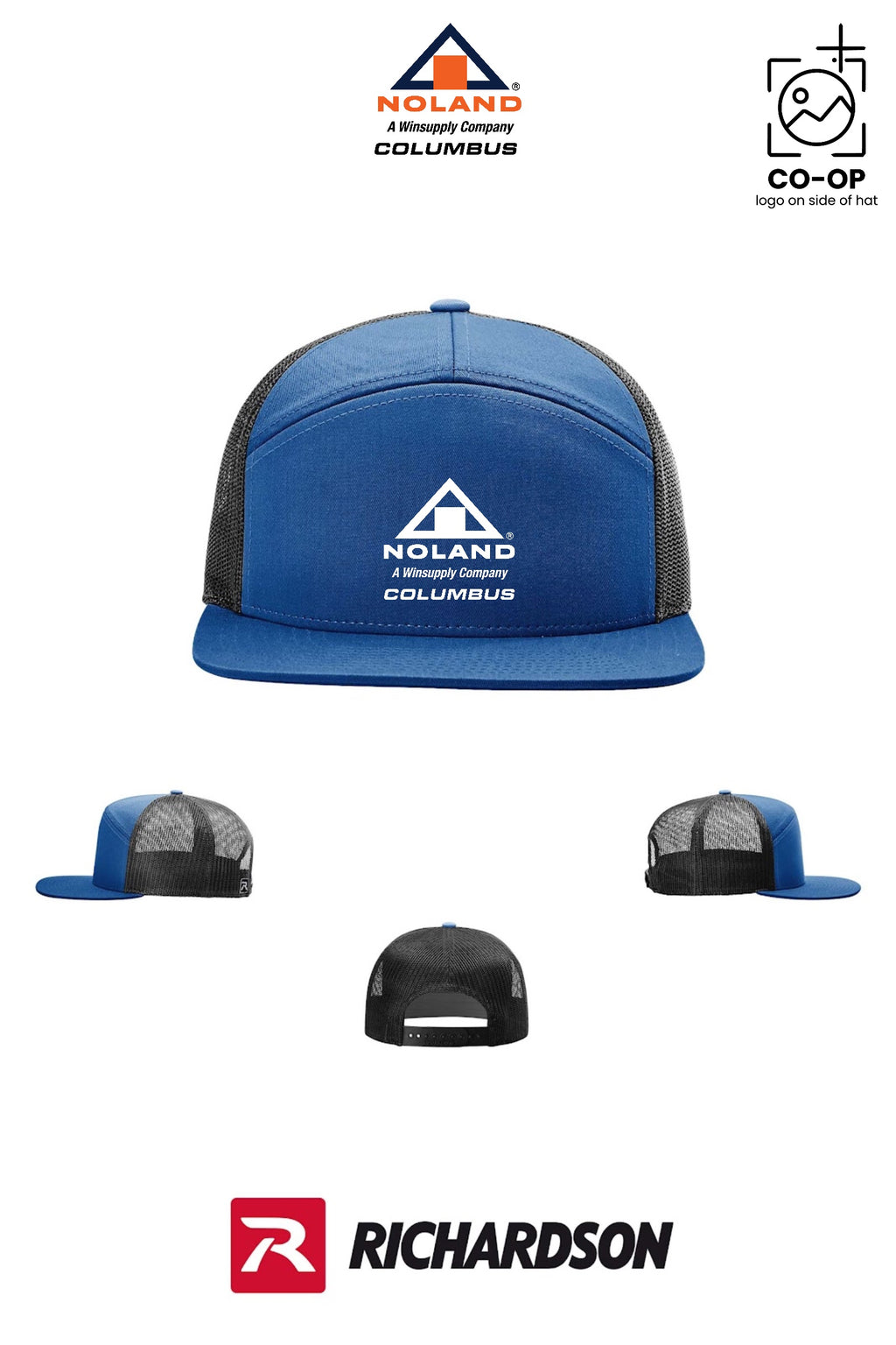 Richardson 168 Seven-Panel Trucker - Columbus Noland