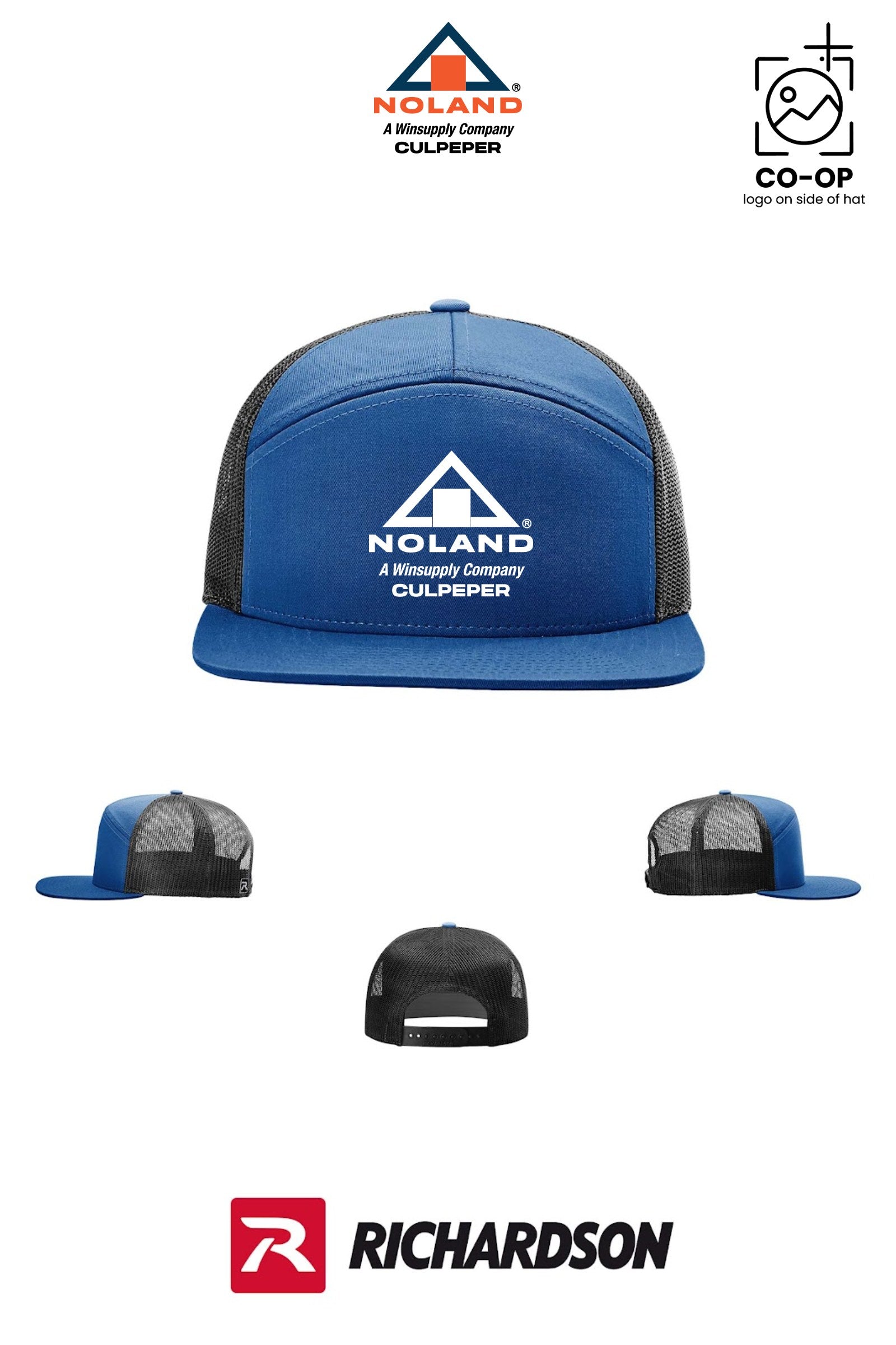 Richardson 168 Seven-Panel Trucker - Culpeper Noland