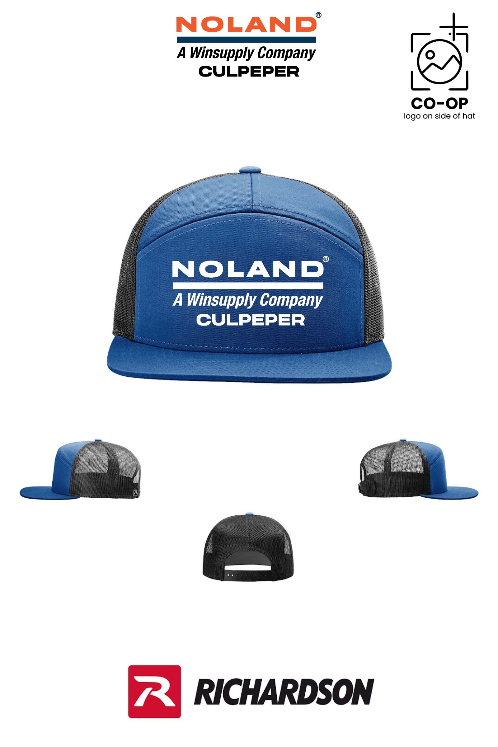 Richardson 168 Seven-Panel Trucker - Culpeper Noland
