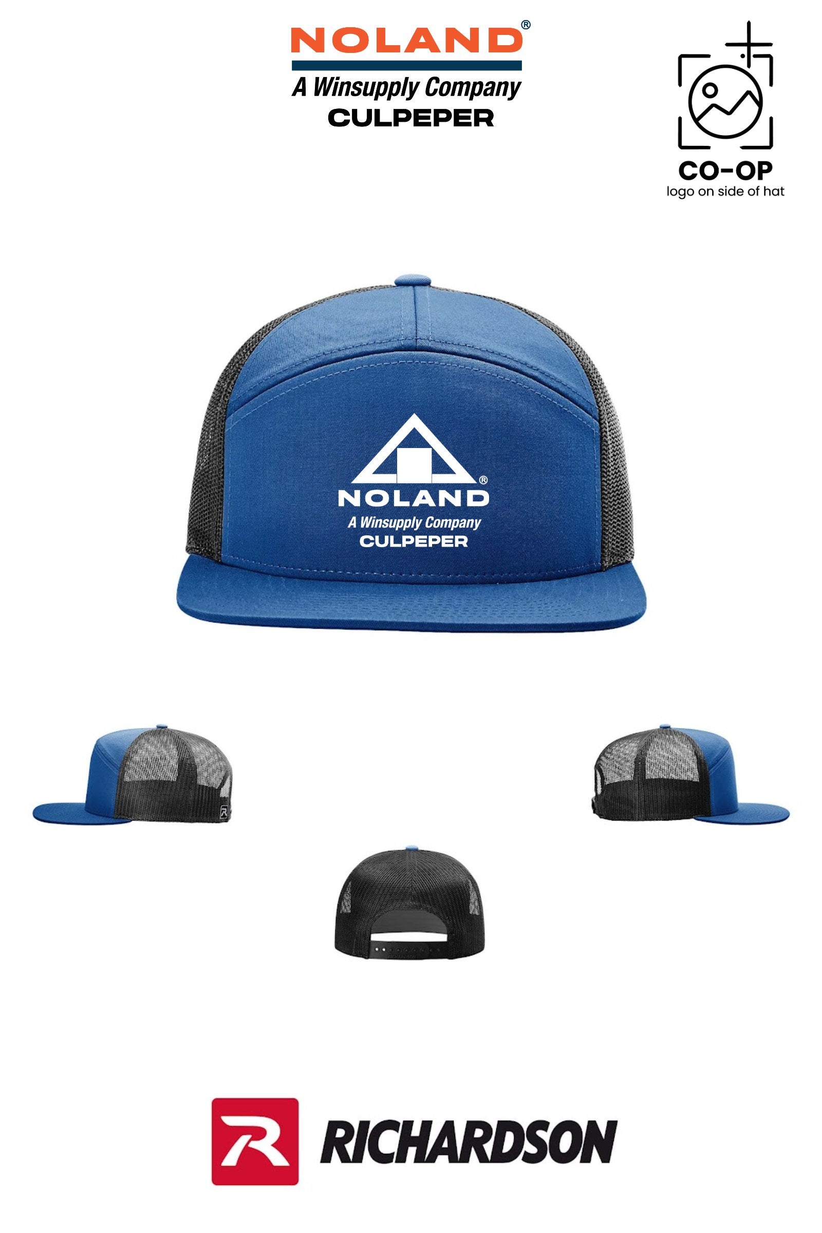 Richardson 168 Seven-Panel Trucker - Culpeper Noland