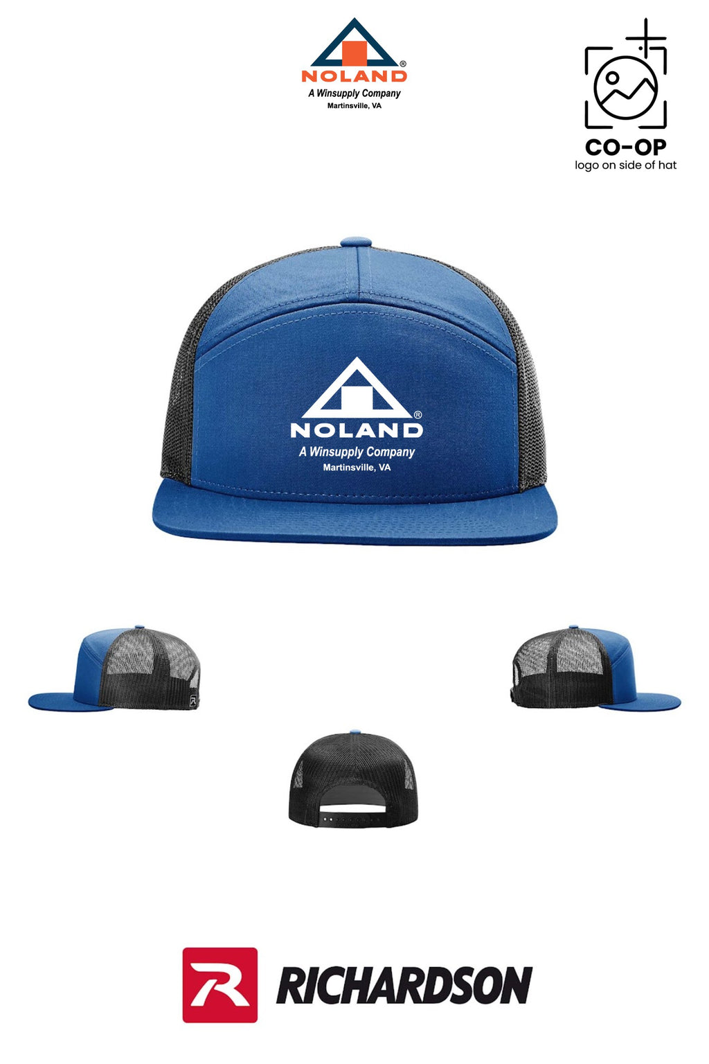 Richardson 168 Seven-Panel Trucker - Martinsville Noland