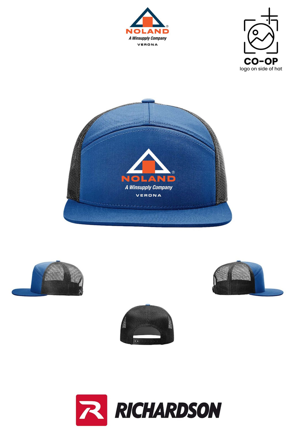Richardson 168 Seven-Panel Trucker - Verona Noland