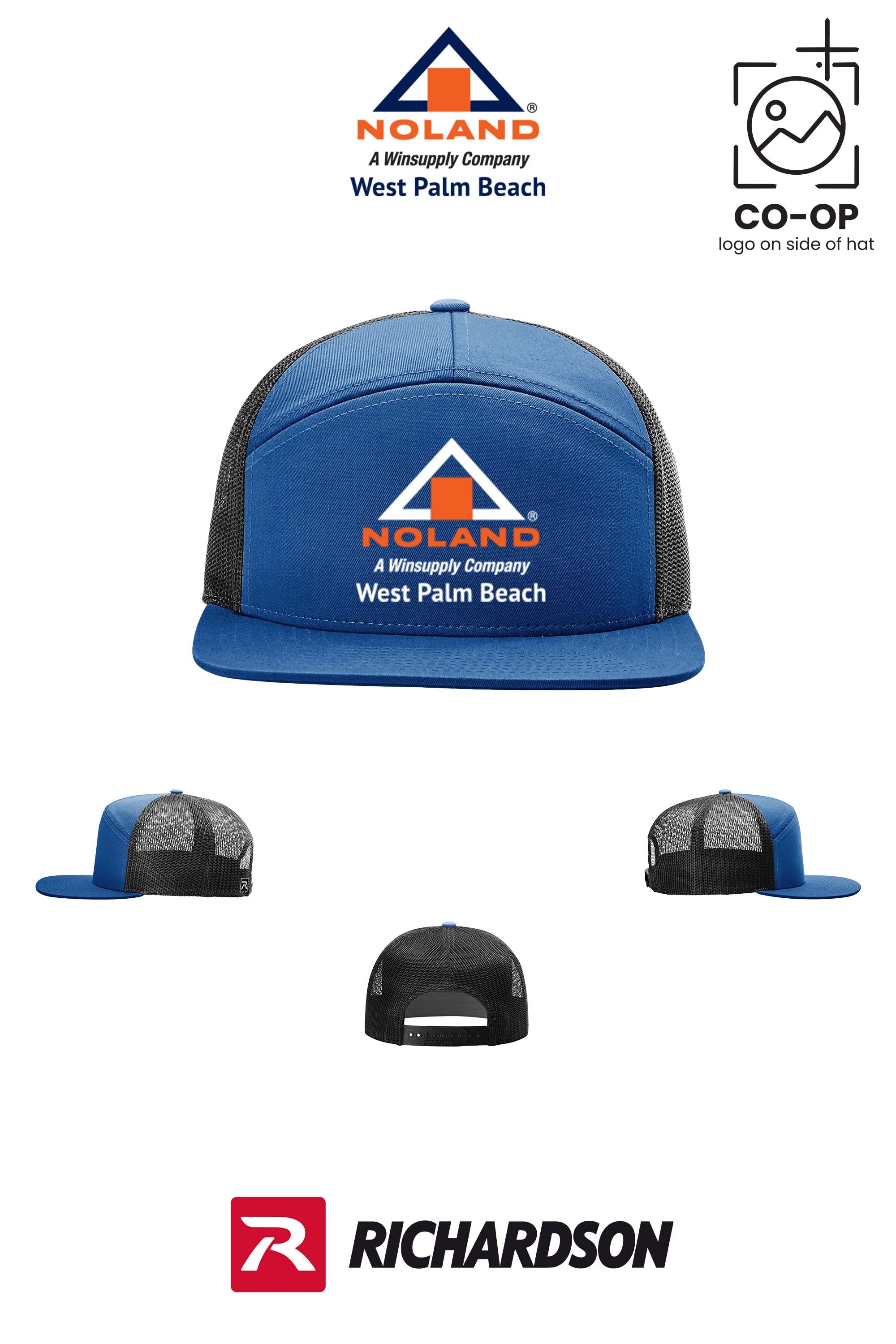 Richardson 168 Seven-Panel Trucker- Noland West Palm Beach