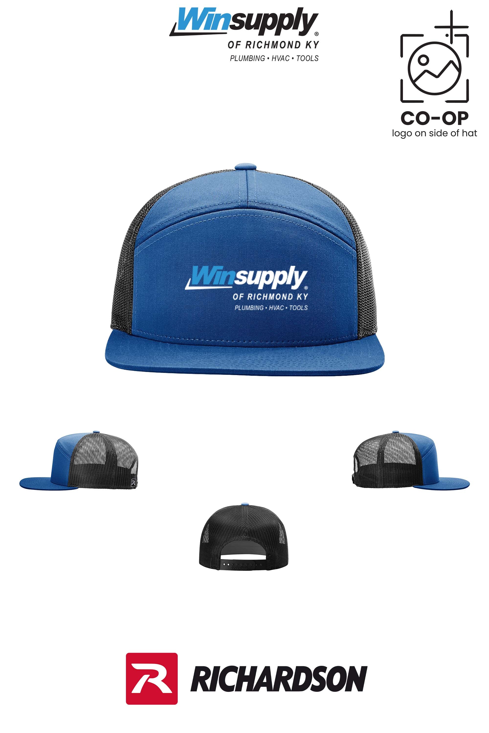 Richardson 168 Seven-Panel Trucker- Winsupply of Richmond KY