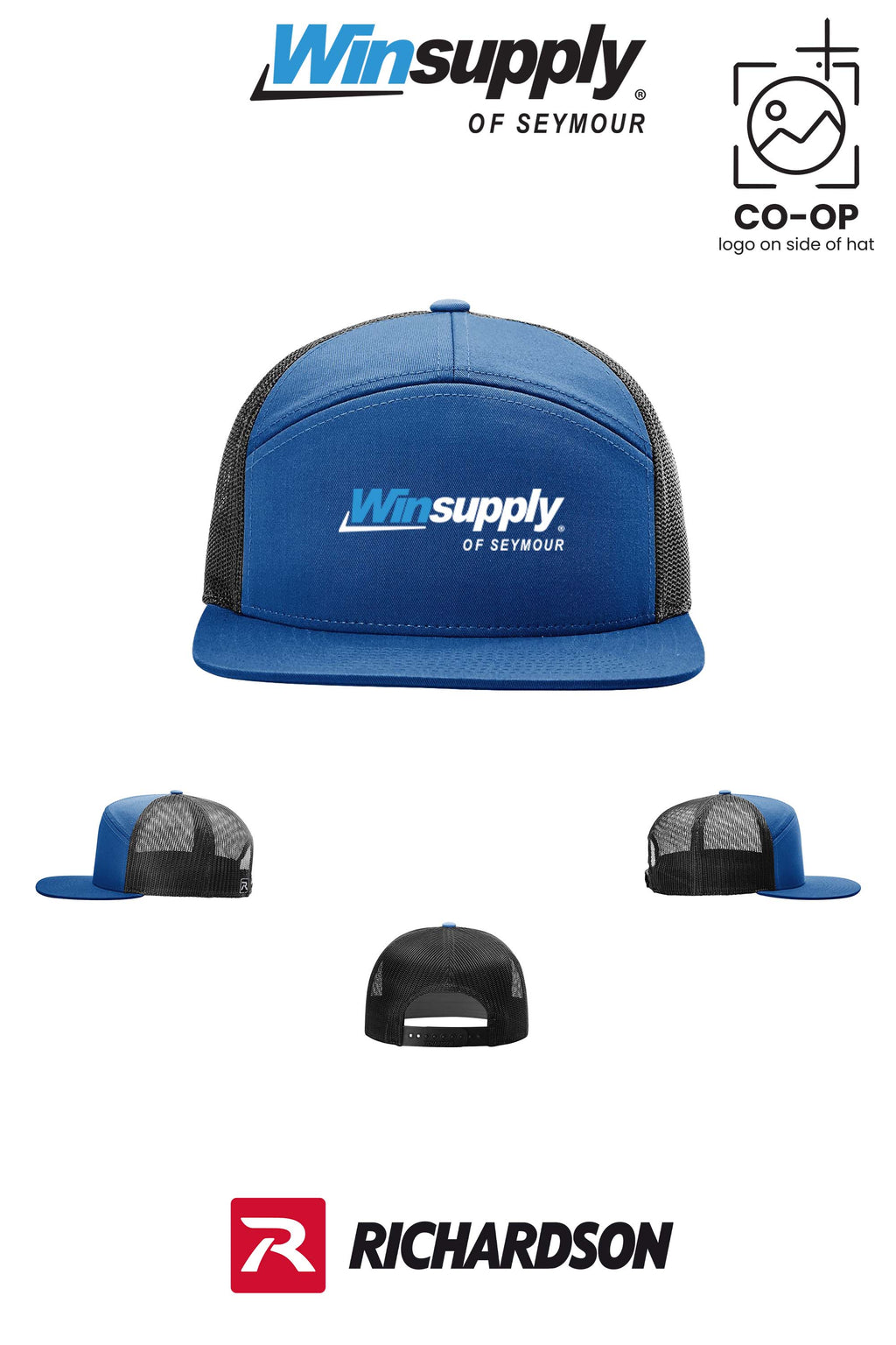 Richardson 168 Seven-Panel Trucker- Winsupply of Seymour IN