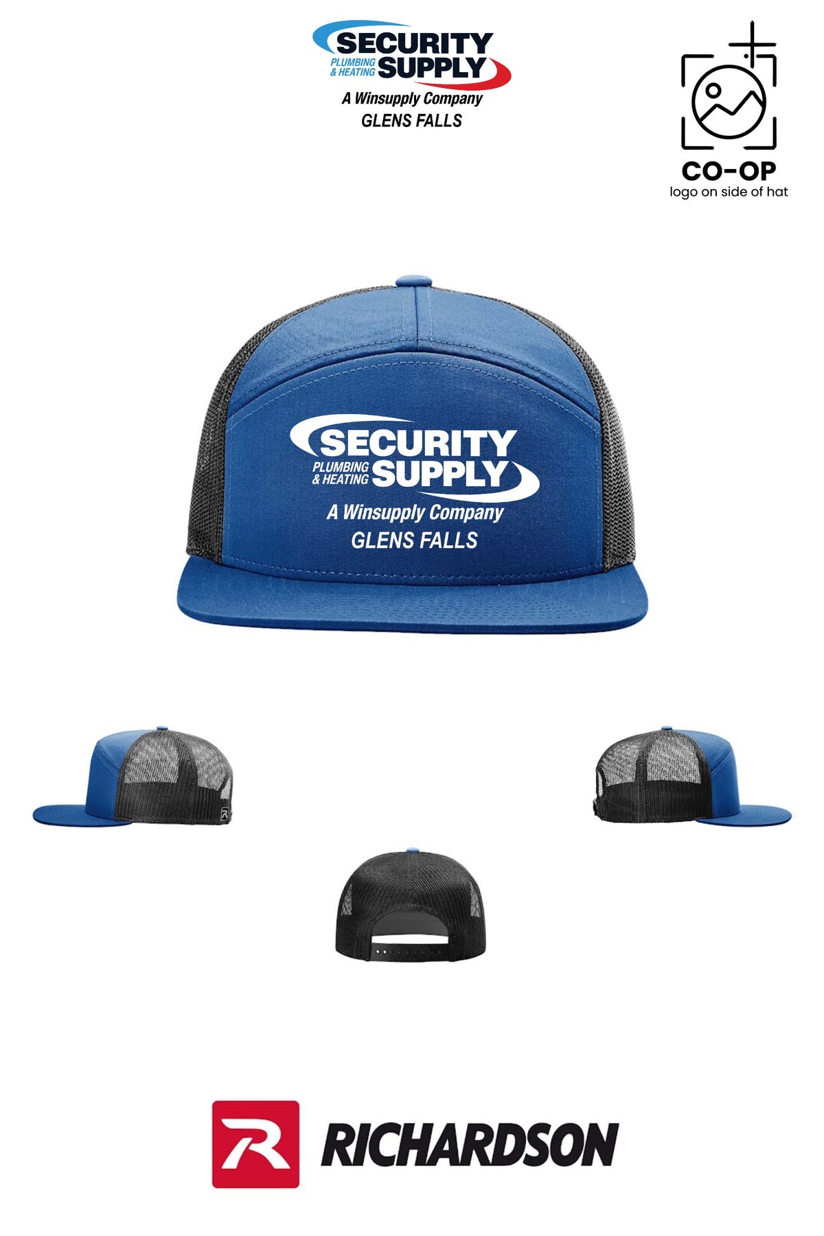 Richardson 168 Seven-Panel Trucker - SPHS Glens Falls