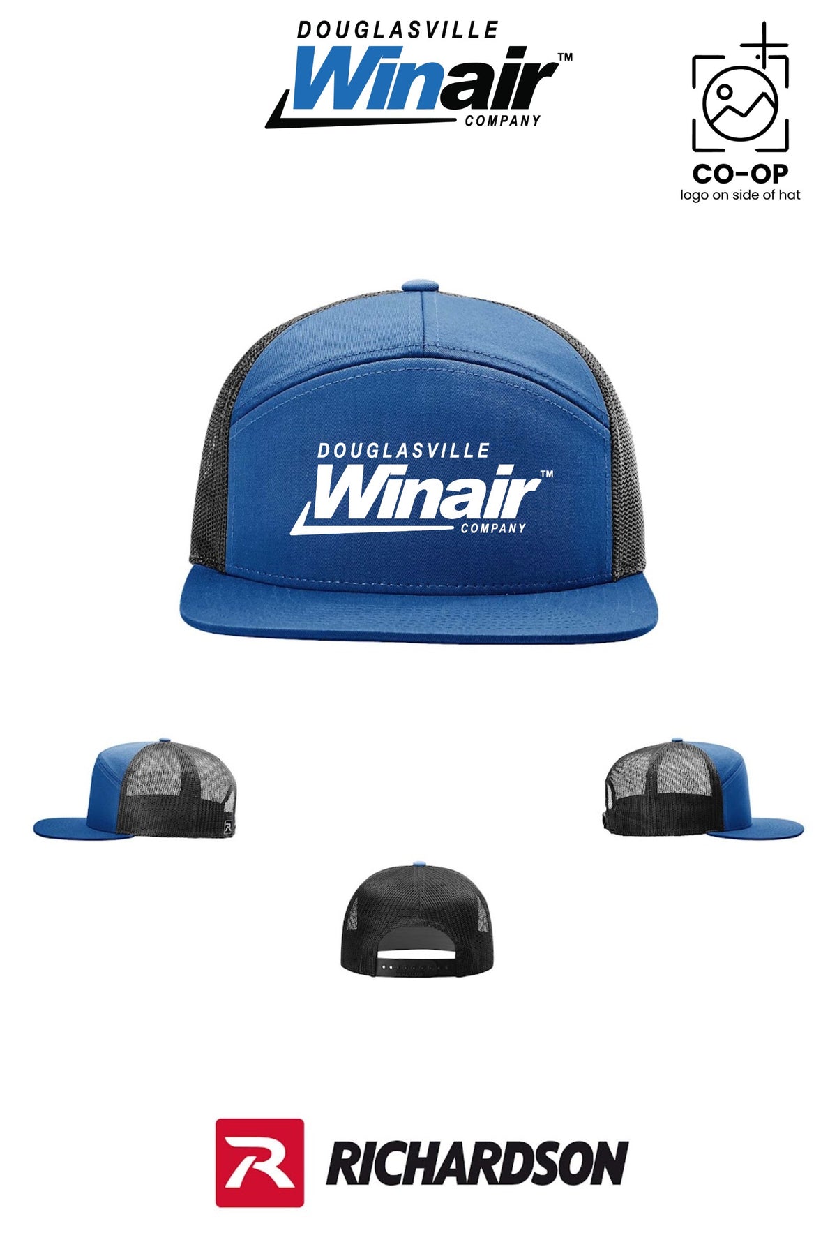 Richardson 168 Seven-Panel Trucker - Douglasville Winair