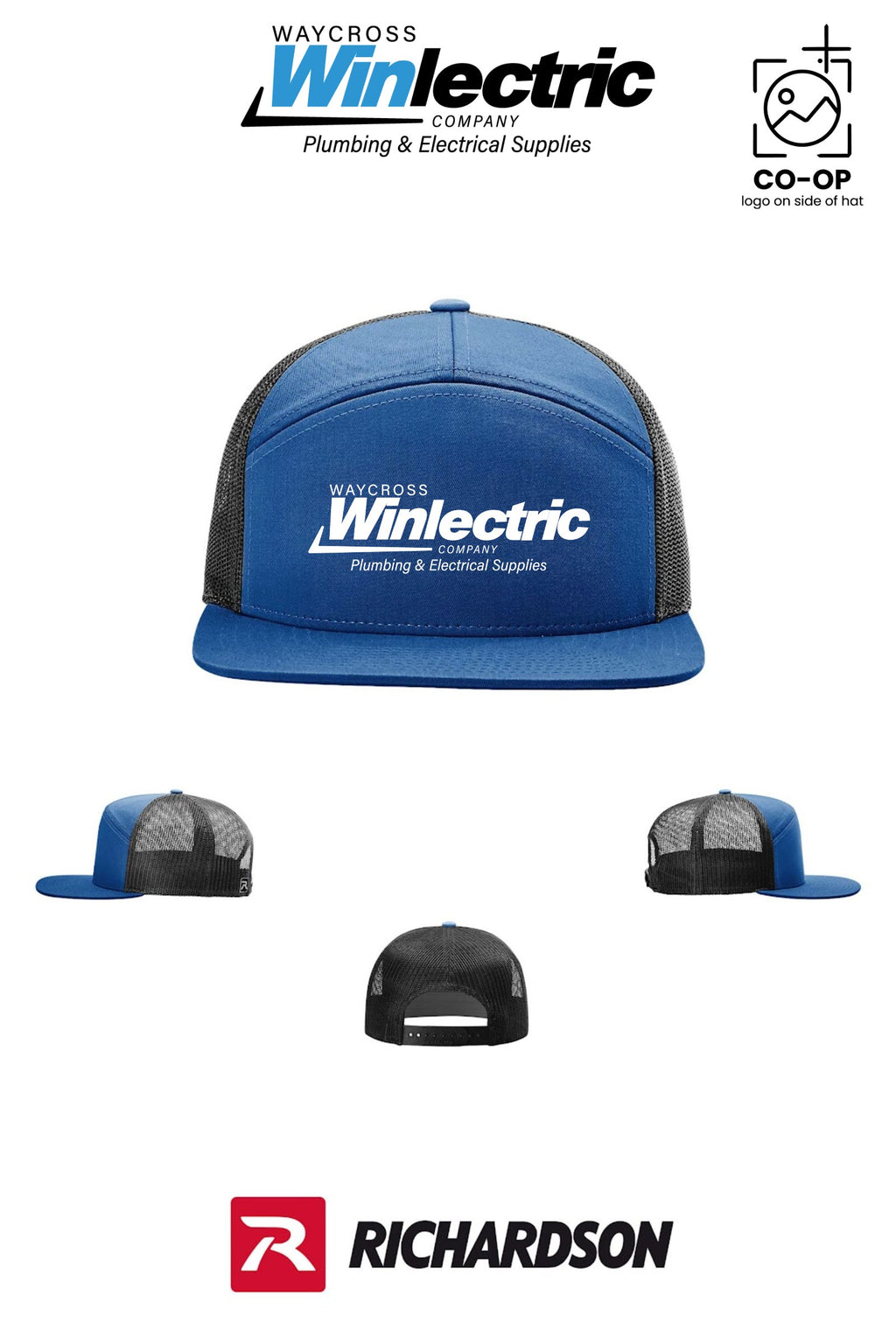 Richardson 168 Seven-Panel Trucker - Waycross Winlectric