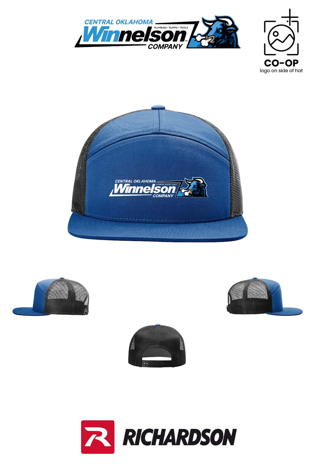 Richardson 168 Seven-Panel Trucker - Winnelson Central Oklahoma