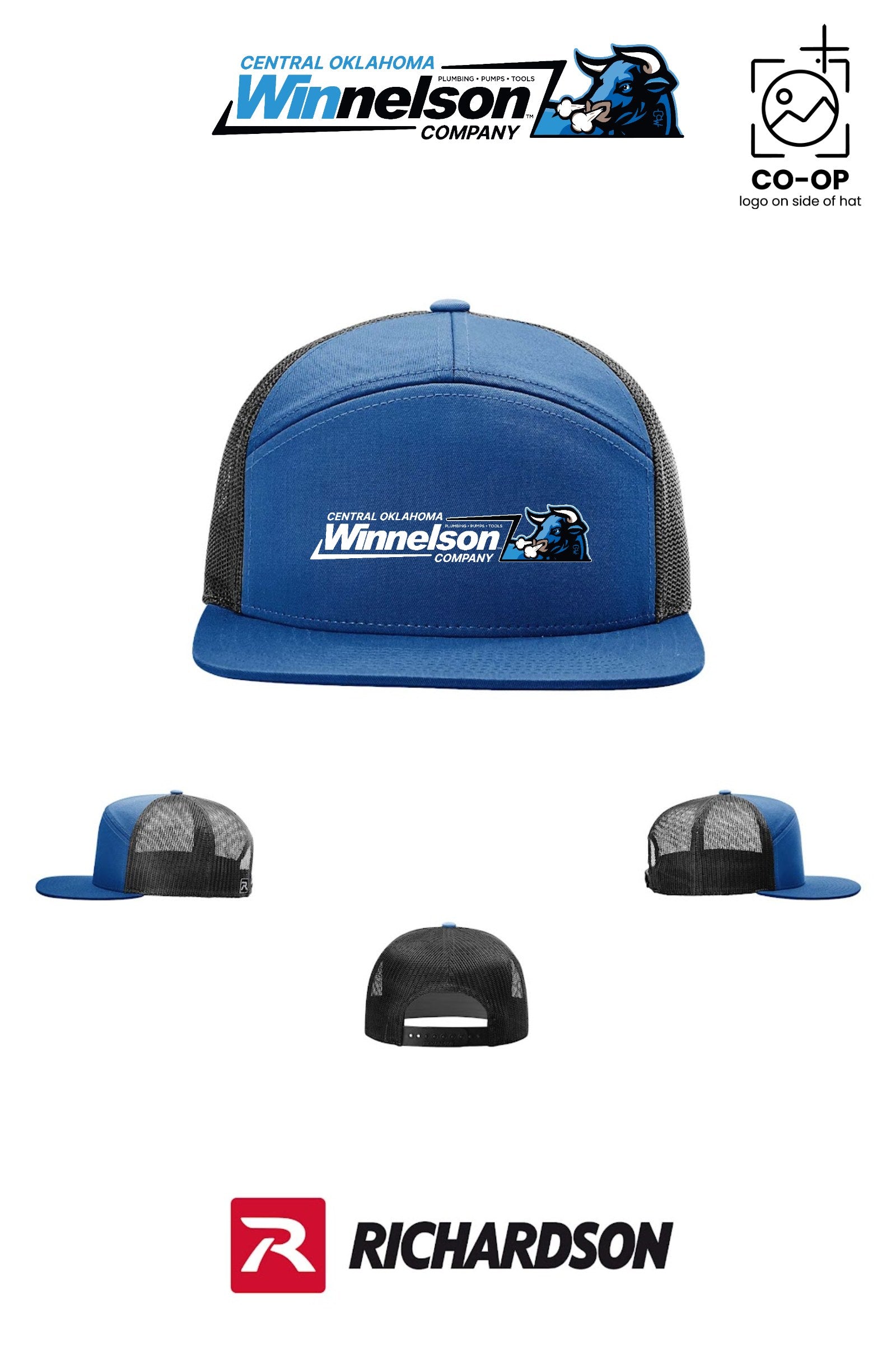 Richardson 168 Seven-Panel Trucker - Winnelson Central Oklahoma