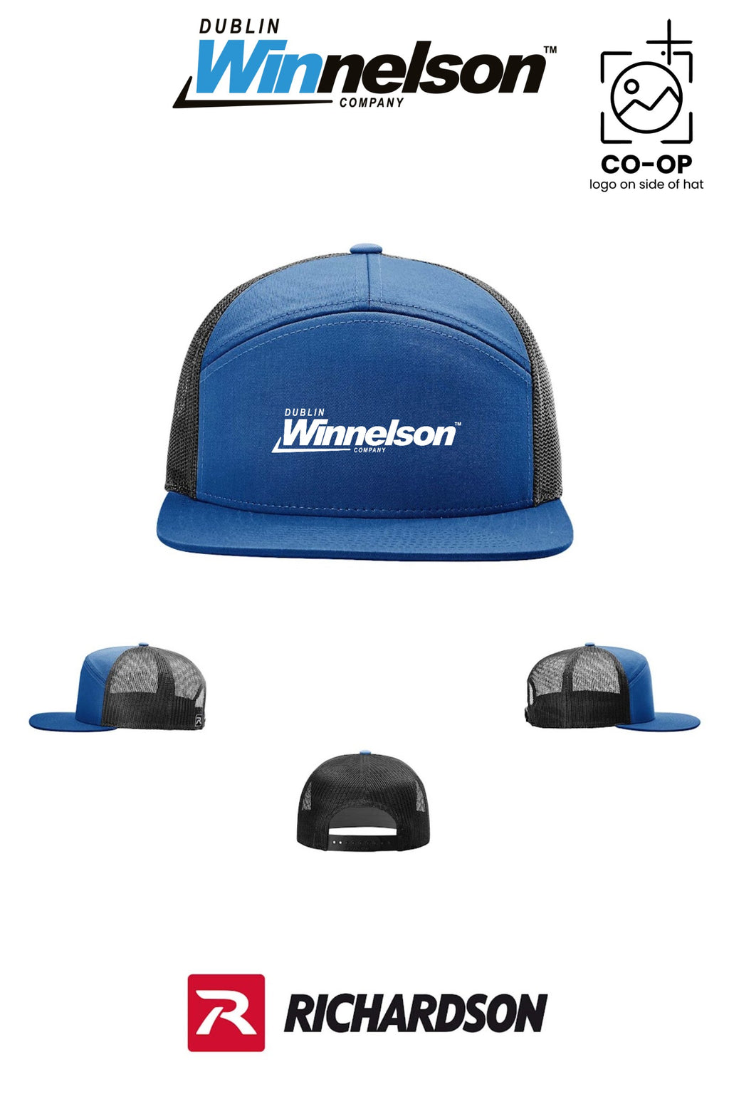 Richardson 168 Seven-Panel Trucker - Dublin Winnelson