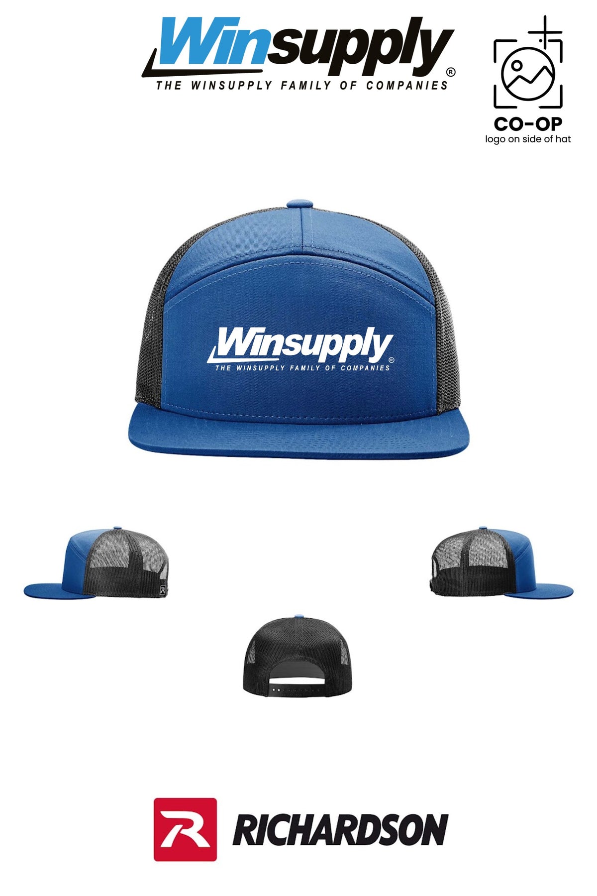 Richardson 168 Seven-Panel Trucker - Winsupply of Coraopolis