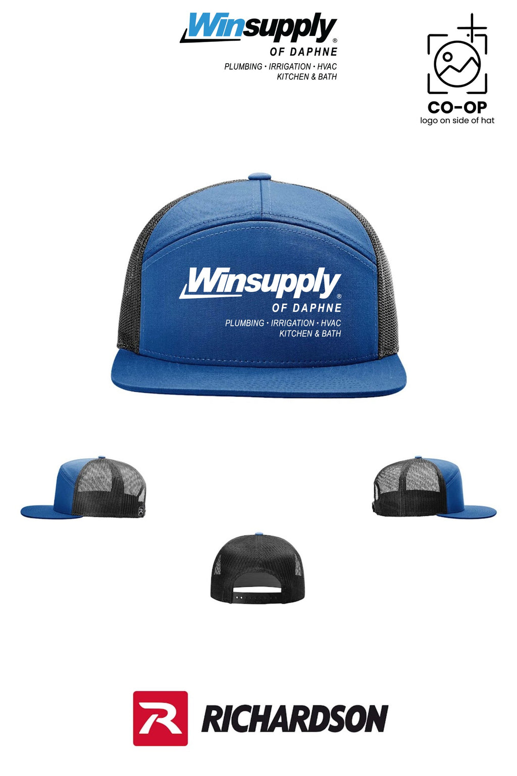 Richardson 168 Seven-Panel Trucker - Winsupply of Daphne