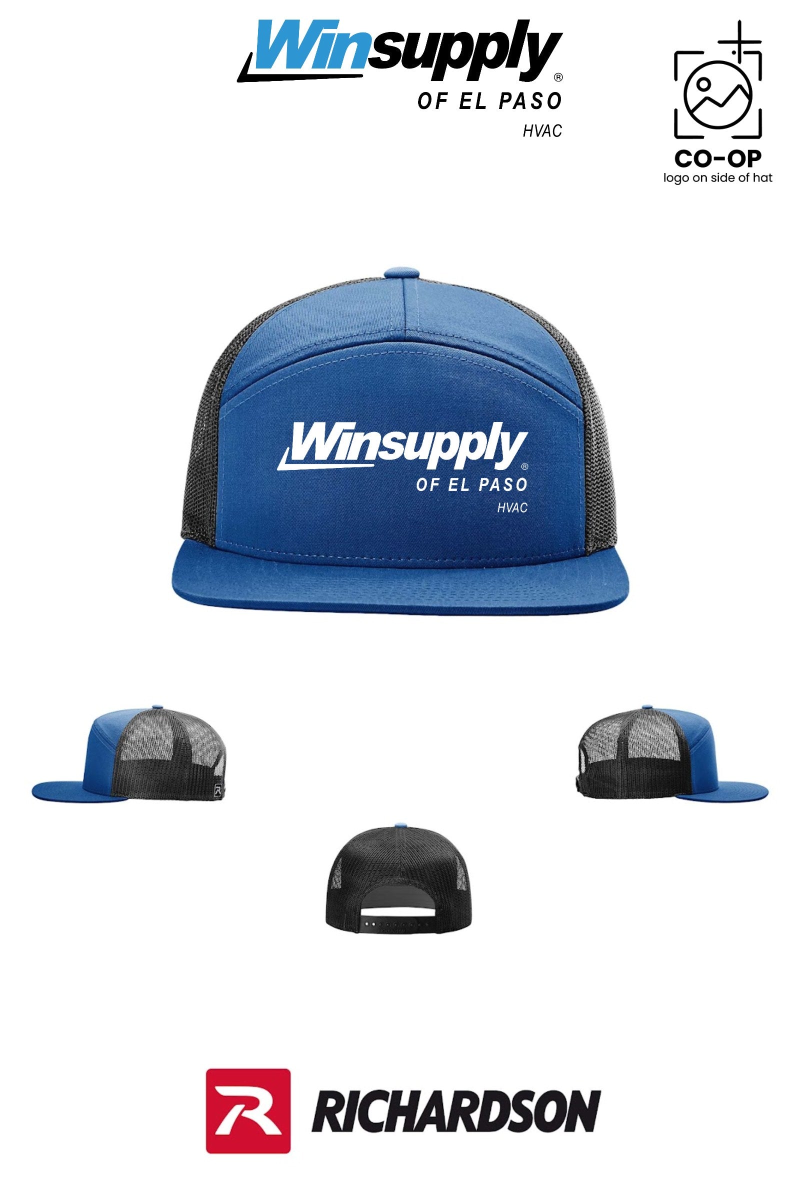 Richardson 168 Seven-Panel Trucker - Winsupply of El Paso