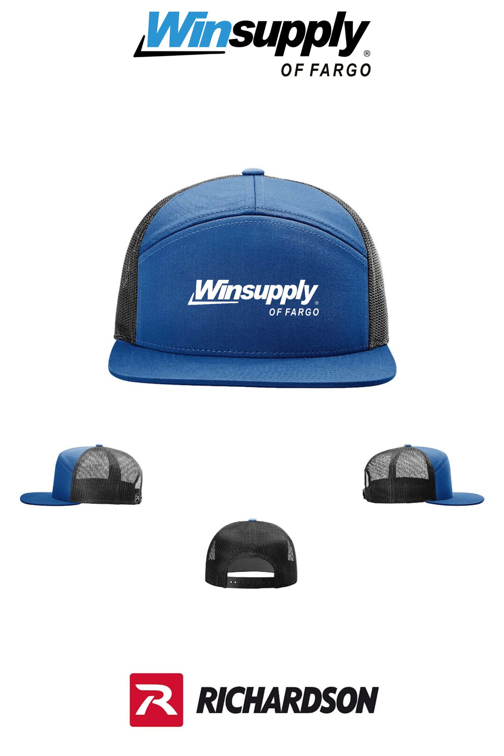 Richardson 168 Seven-Panel Trucker - Winsupply of Fargo