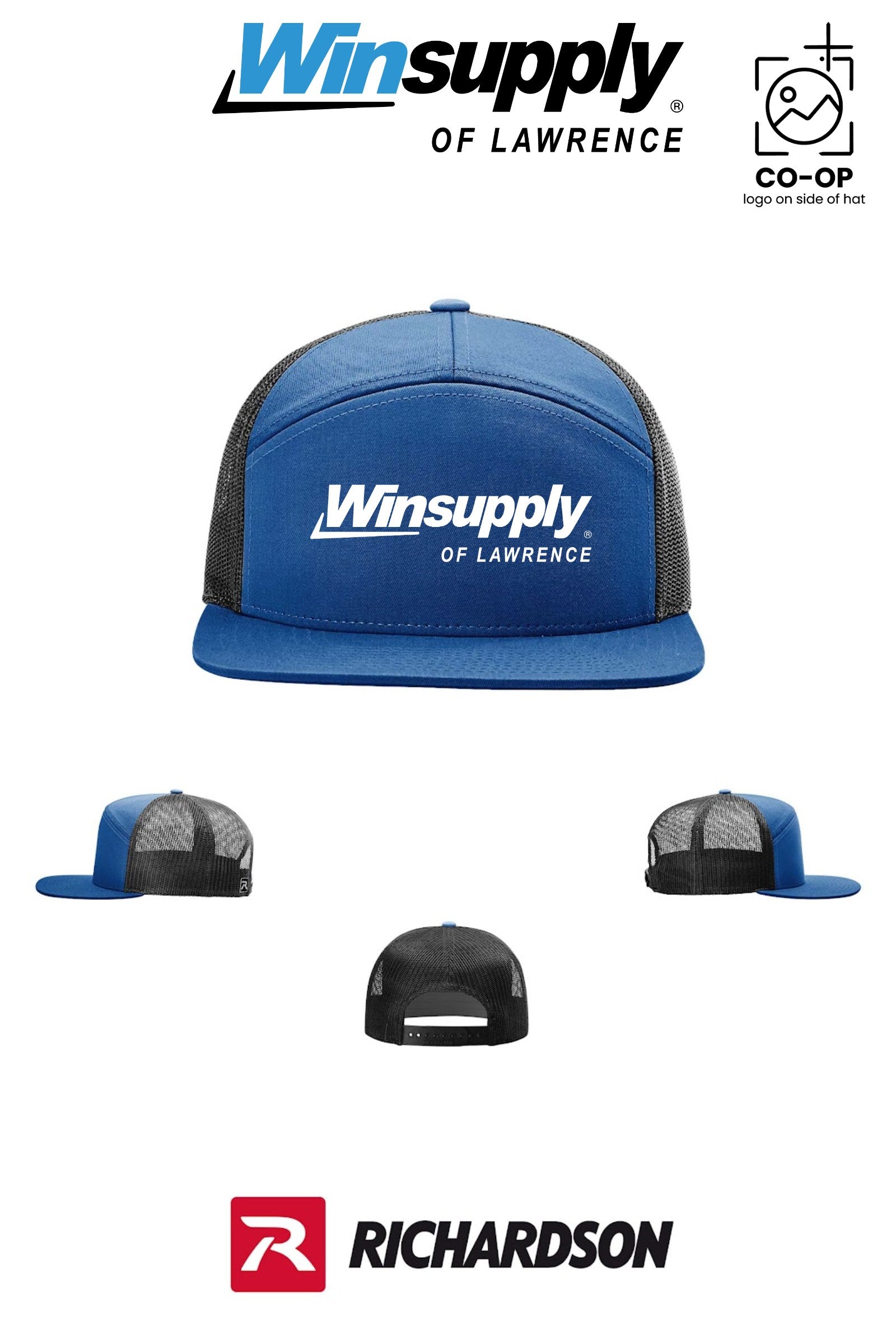 Richardson 168 Seven-Panel Trucker - Winsupply of Lawrence