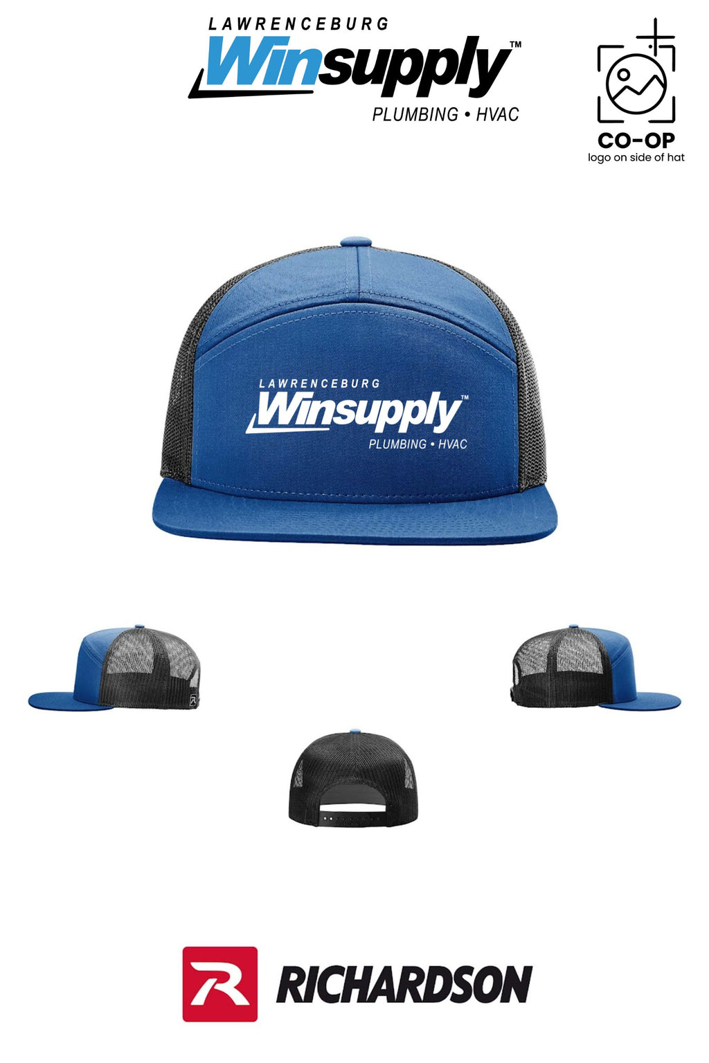 Richardson 168 Seven-Panel Trucker - Lawrenceburg Winsupply