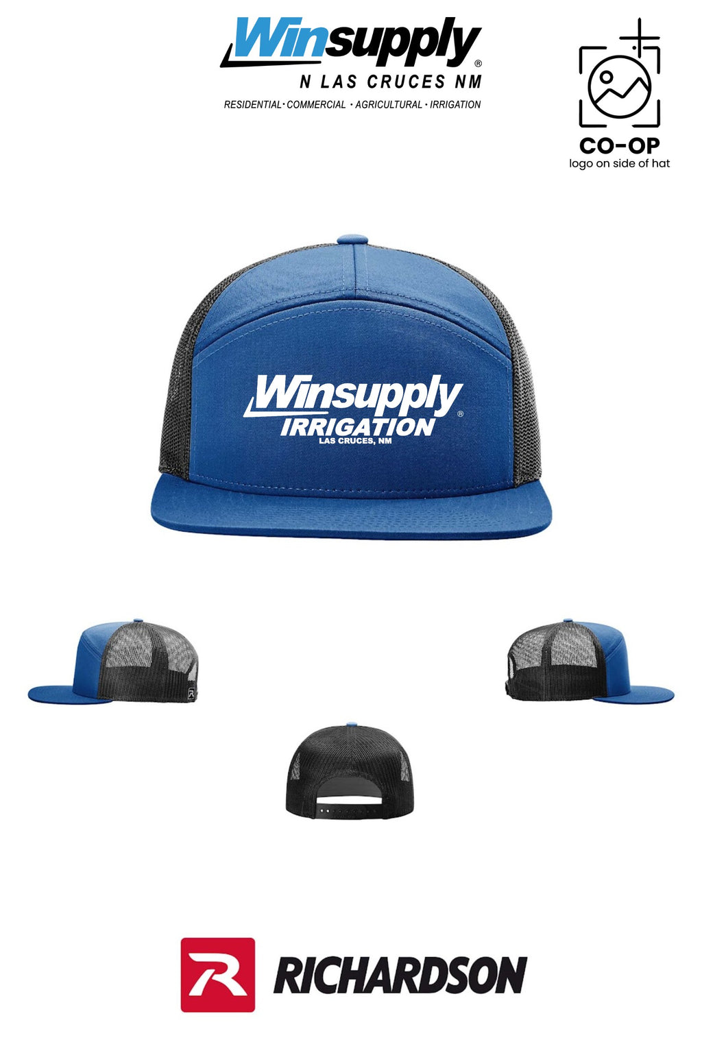 Richardson 168 Seven-Panel Trucker - Winsupply N Las Cruces NM