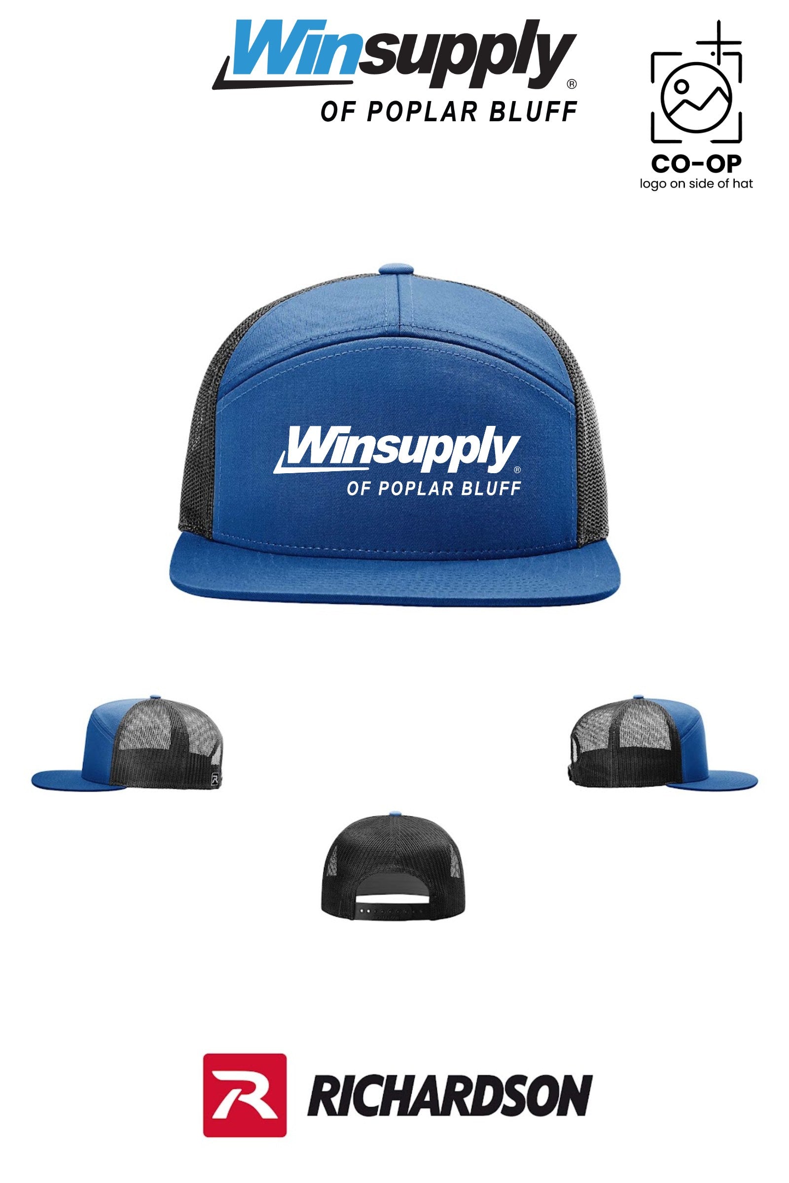 Richardson 168 Seven-Panel Trucker - Winsupply of Poplar Bluff