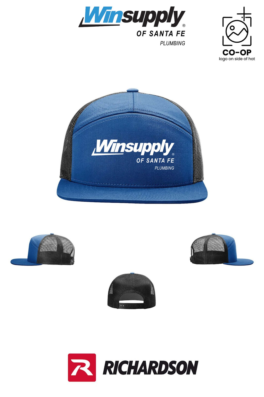 Richardson 168 Seven-Panel Trucker - Winsupply of Santa Fe