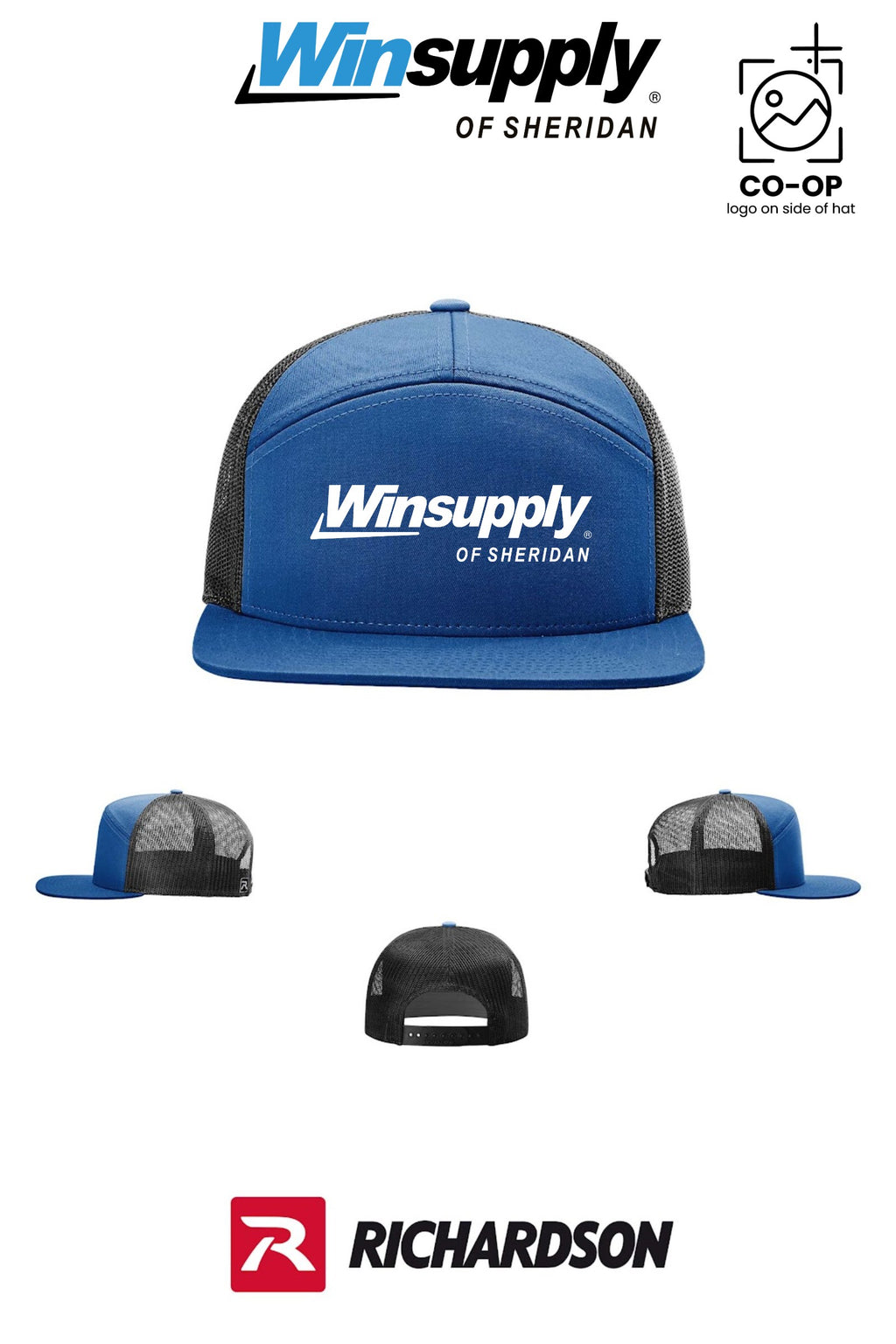 Richardson 168 Seven-Panel Trucker - Winsupply of Sheridan