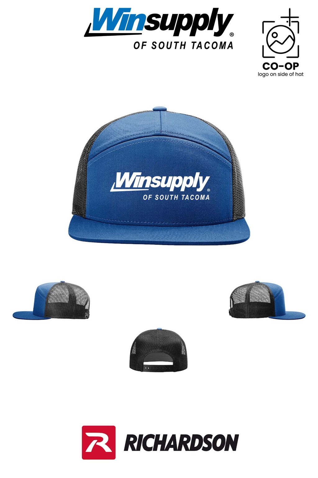 Richardson 168 Seven-Panel Trucker - Winsupply of South Tacoma