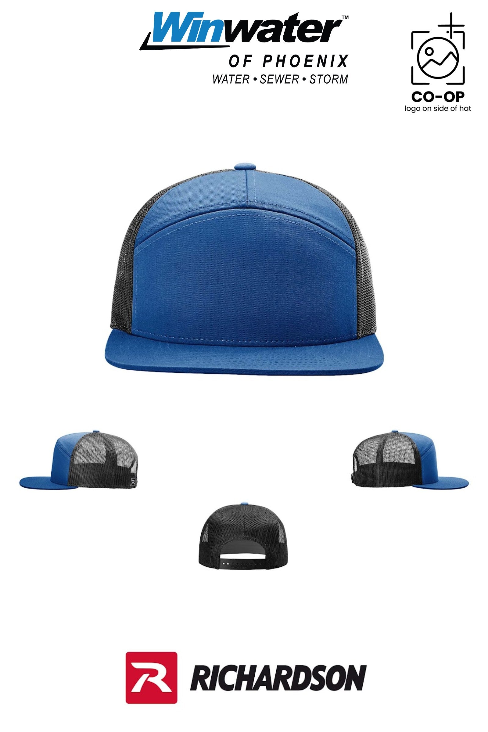 Richardson 168 Seven-Panel Trucker - Winwater of Phoenix