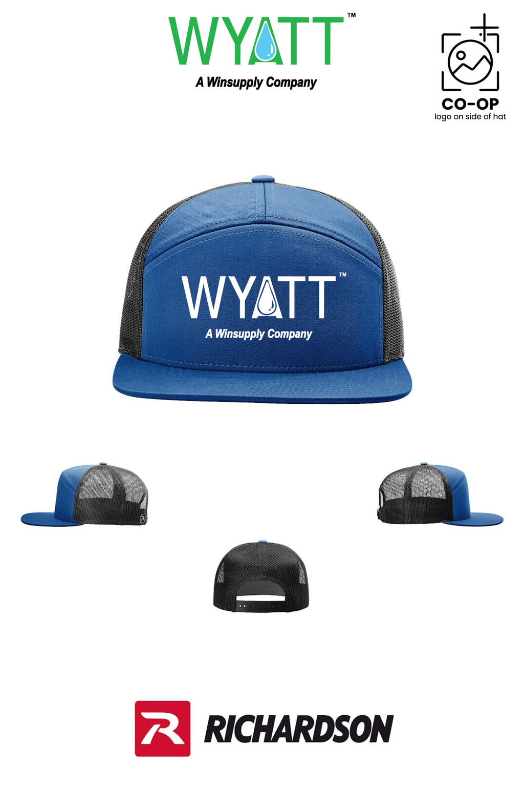 Richardson 168 Seven-Panel Trucker - Wyatt Irrigation of Santa Rosa