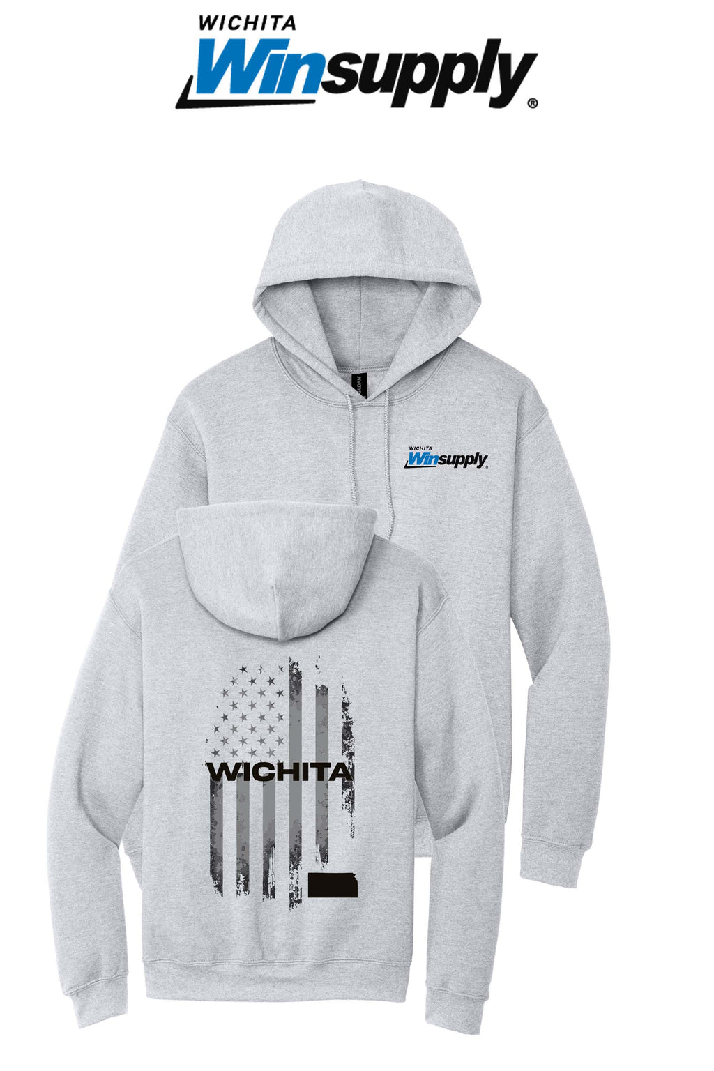 Gildan® Heavy Blend™ Hooded Sweatshirt - Wichita Winsupply