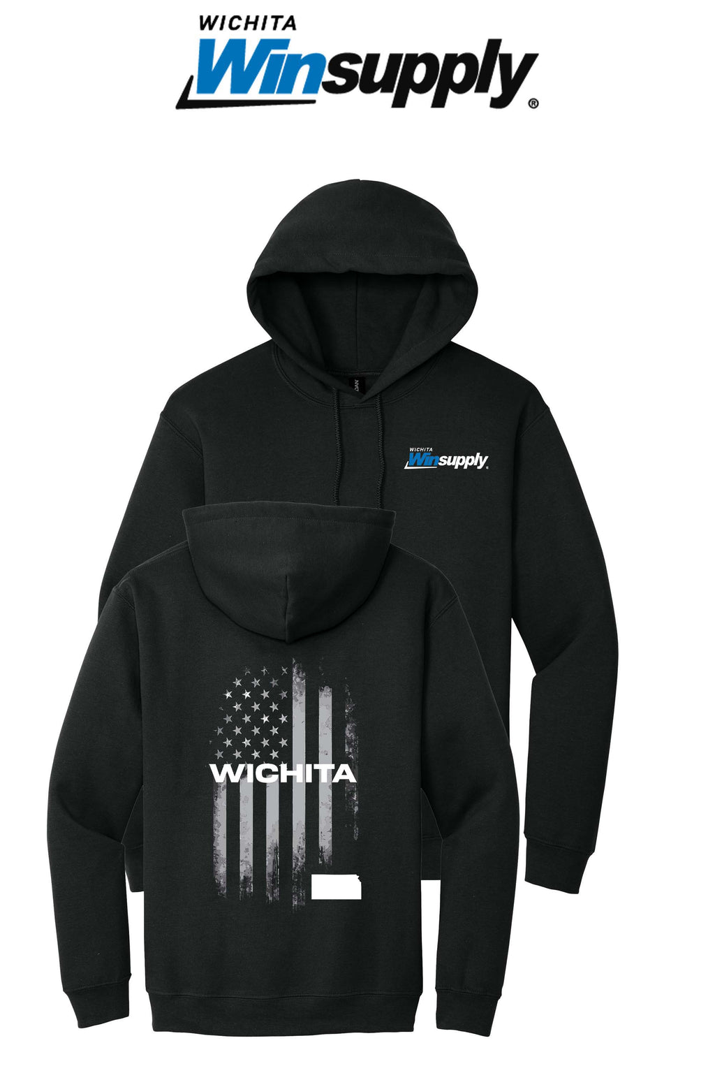Gildan® Heavy Blend™ Hooded Sweatshirt - Wichita Winsupply