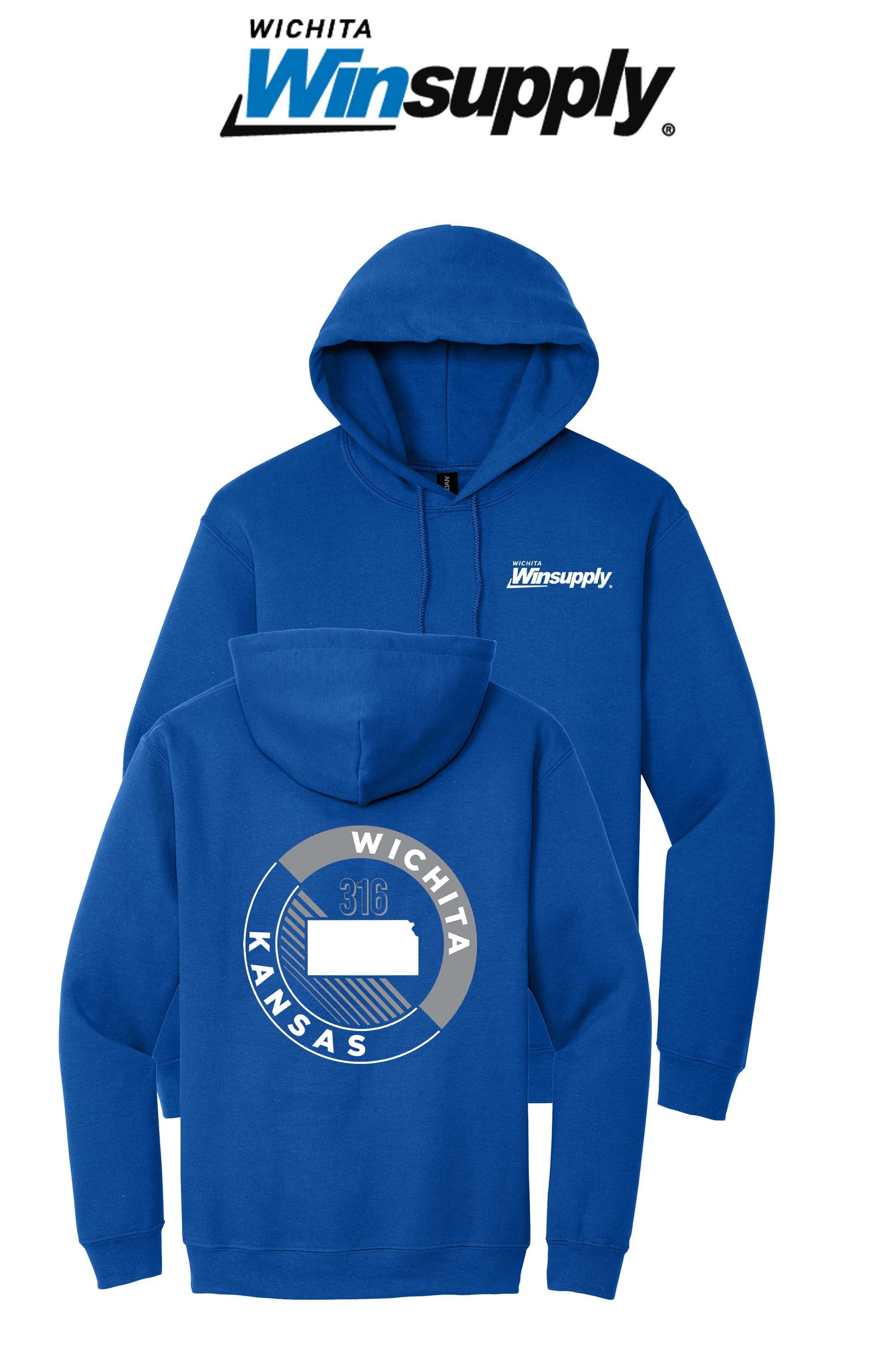 Gildan® Heavy Blend™ Hooded Sweatshirt - Wichita Winsupply