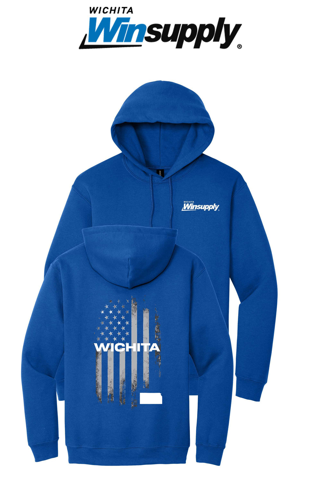 Gildan® Heavy Blend™ Hooded Sweatshirt - Wichita Winsupply