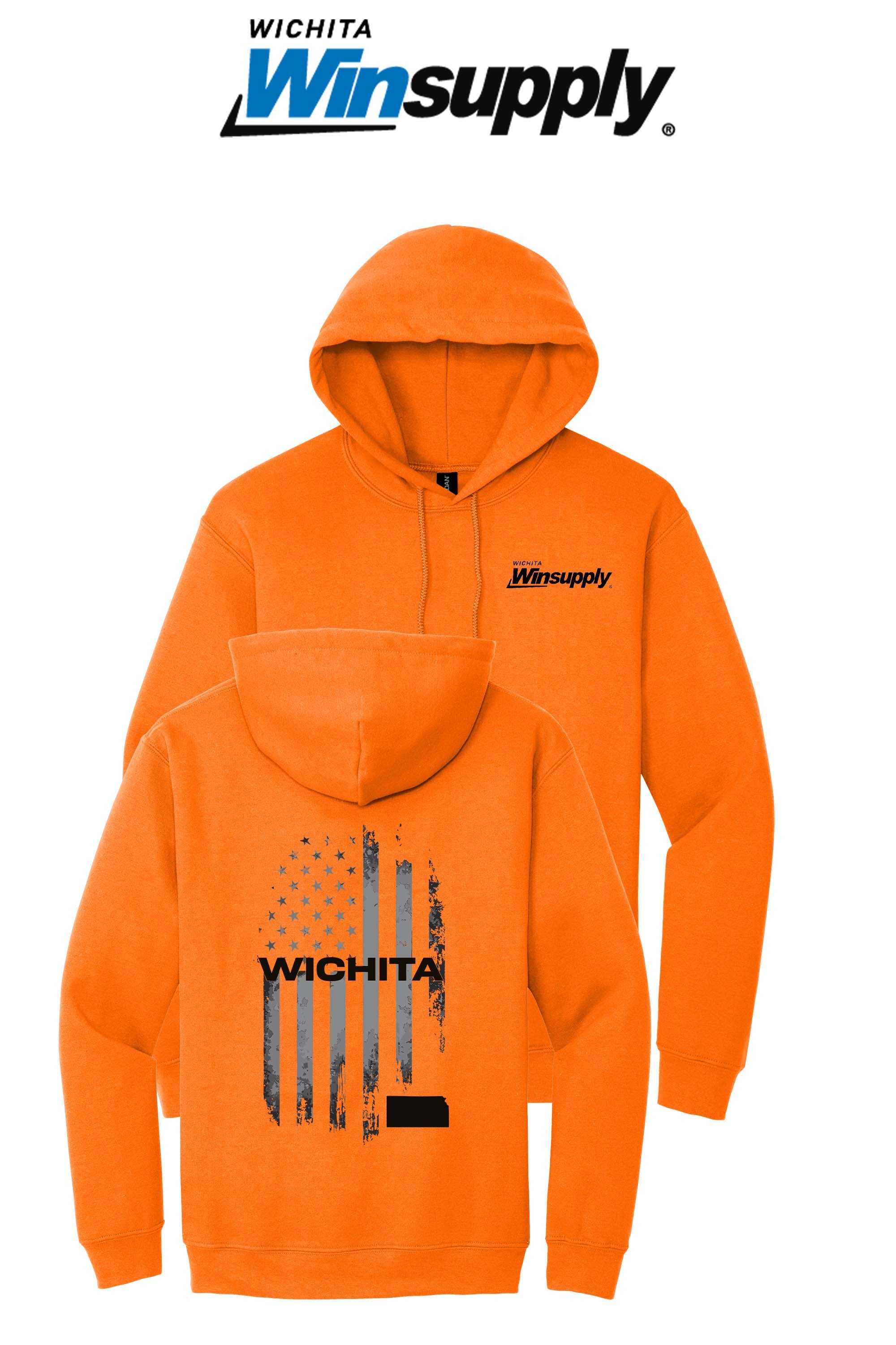 Gildan® Heavy Blend™ Hooded Sweatshirt - Wichita Winsupply