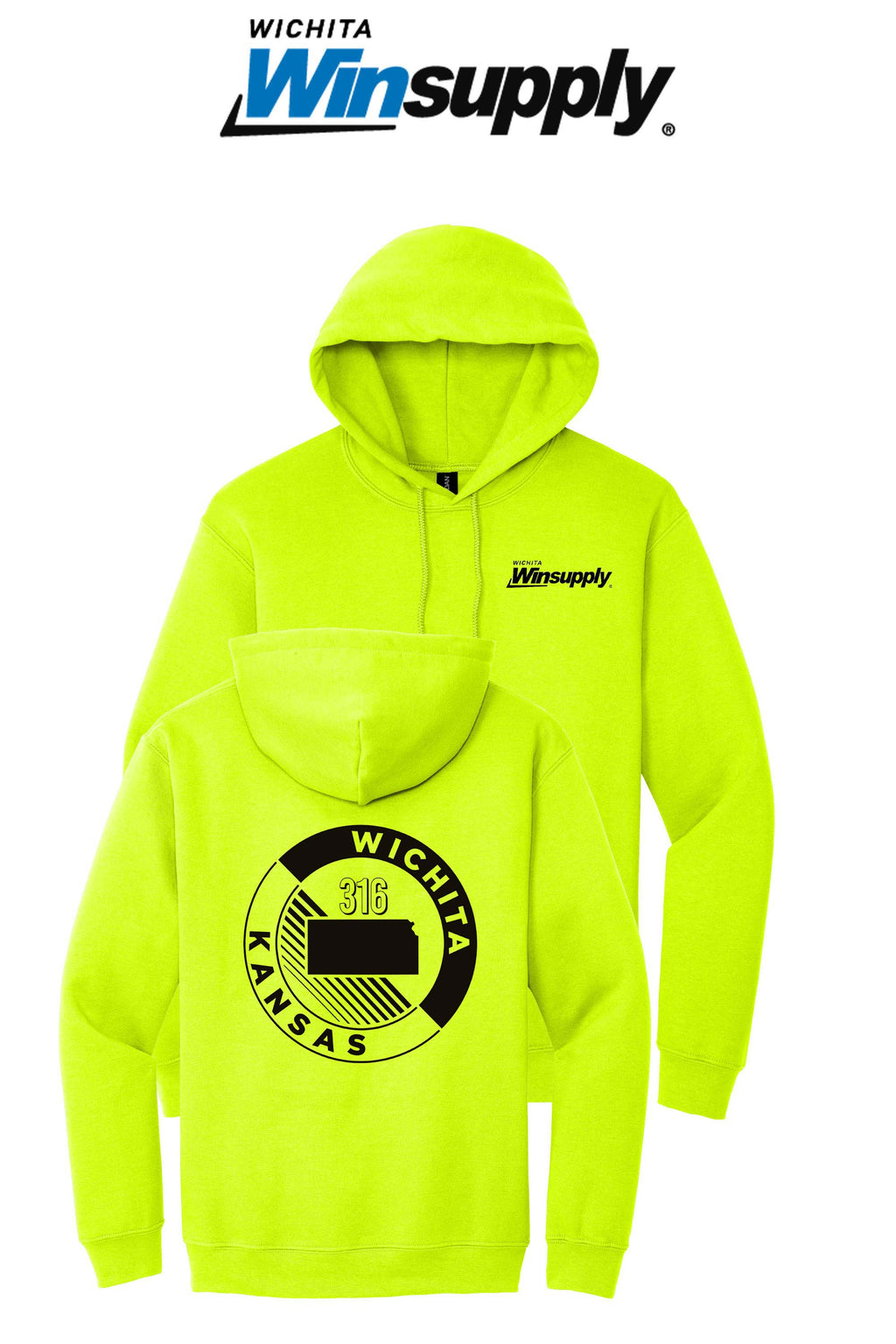 Gildan® Heavy Blend™ Hooded Sweatshirt - Wichita Winsupply