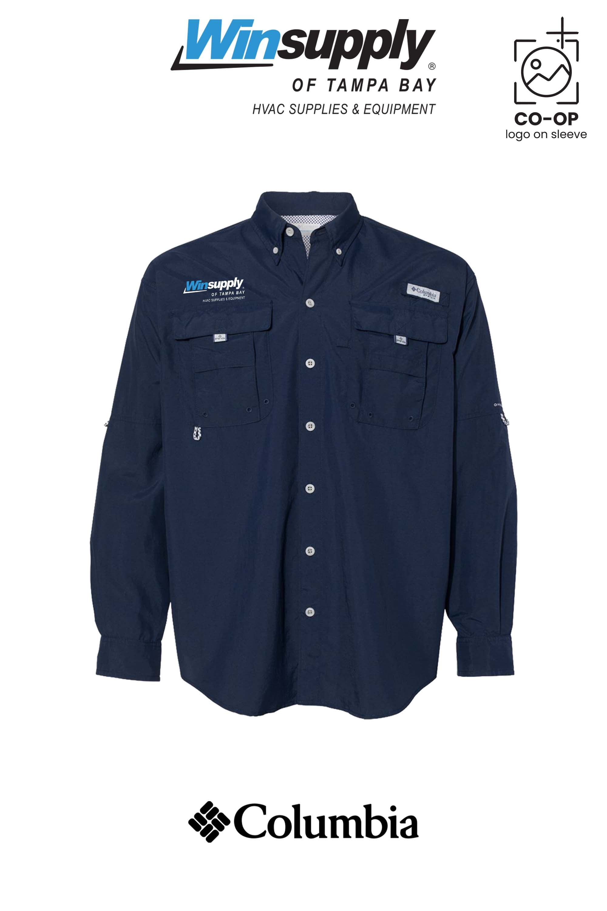 Columbia Mens PFG Bahama™ II Long Sleeve Shirt - Winsupply of Tampa Bay