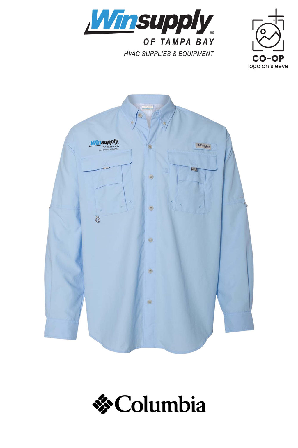 Columbia Mens PFG Bahama™ II Long Sleeve Shirt - Winsupply of Tampa Bay