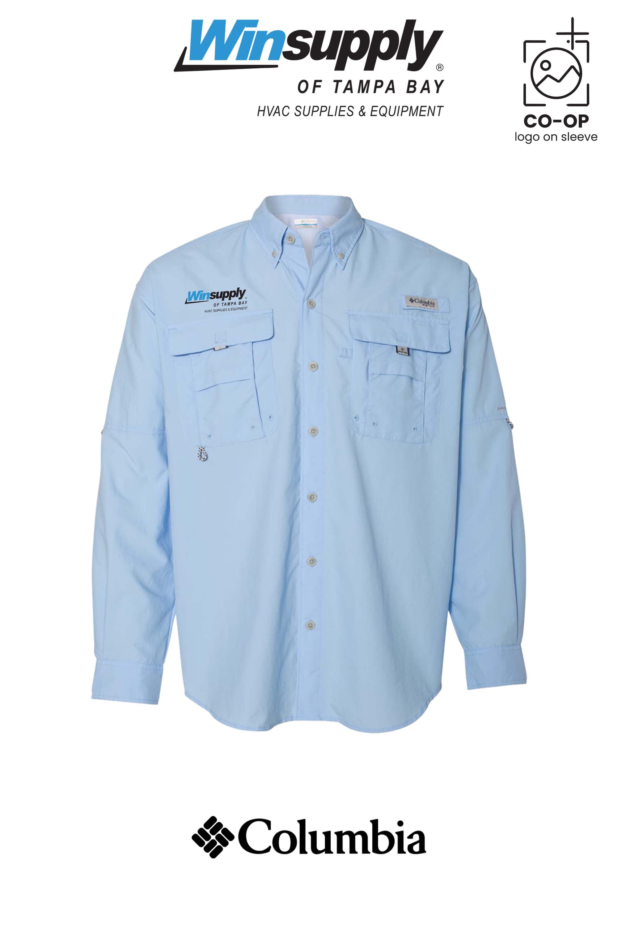 Columbia Mens PFG Bahama™ II Long Sleeve Shirt - Winsupply of Tampa Bay