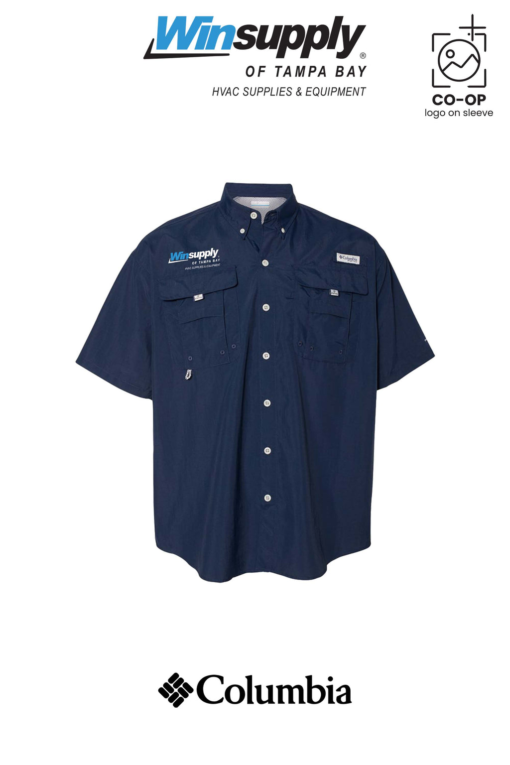 Columbia Mens PFG Bahama™ II Short Sleeve Shirt - Winsupply of Tampa Bay