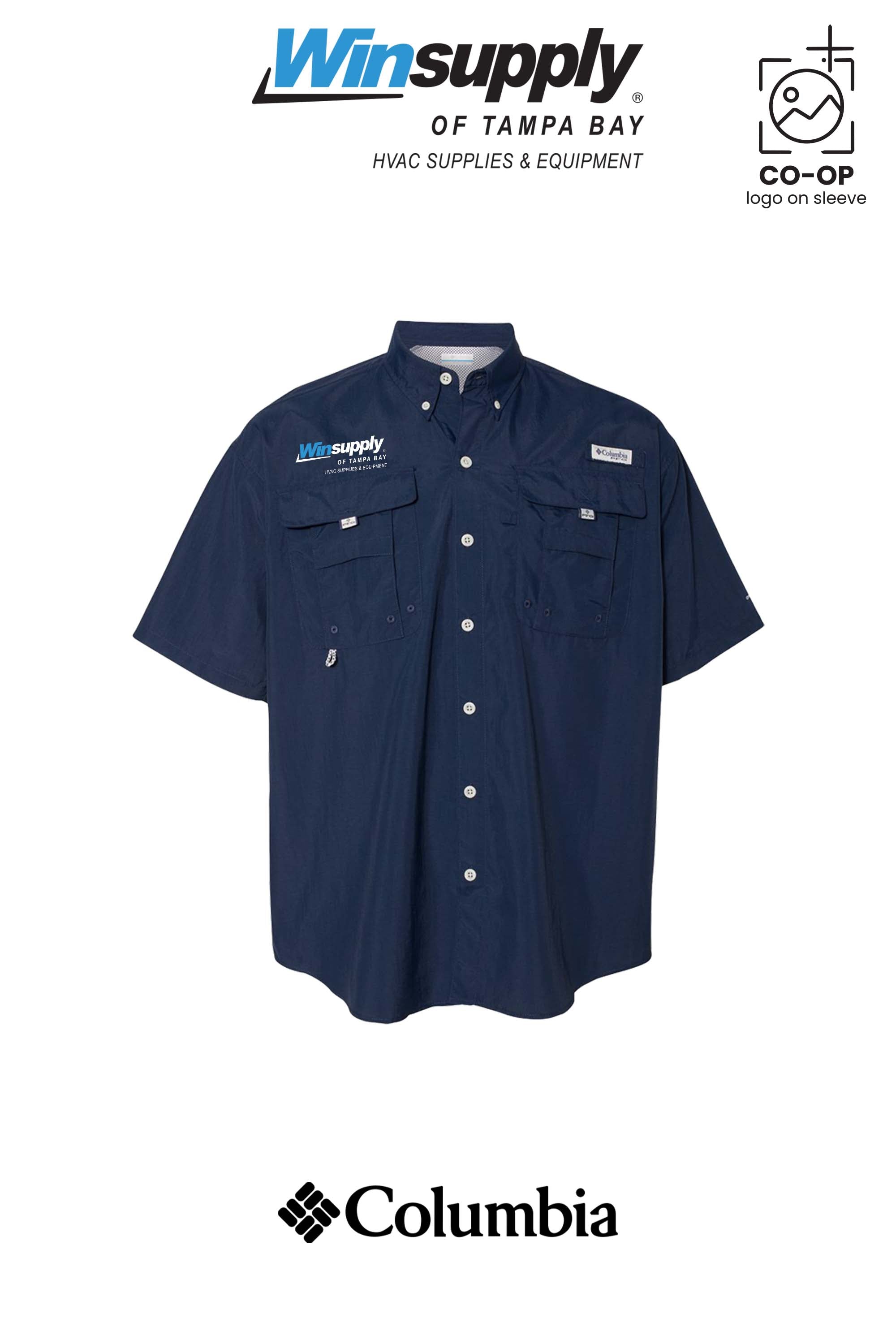 Columbia Mens PFG Bahama™ II Short Sleeve Shirt - Winsupply of Tampa Bay
