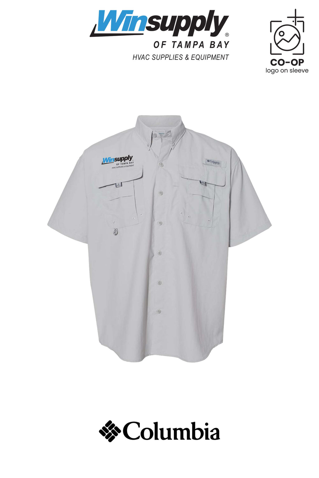 Columbia Mens PFG Bahama™ II Short Sleeve Shirt - Winsupply of Tampa Bay