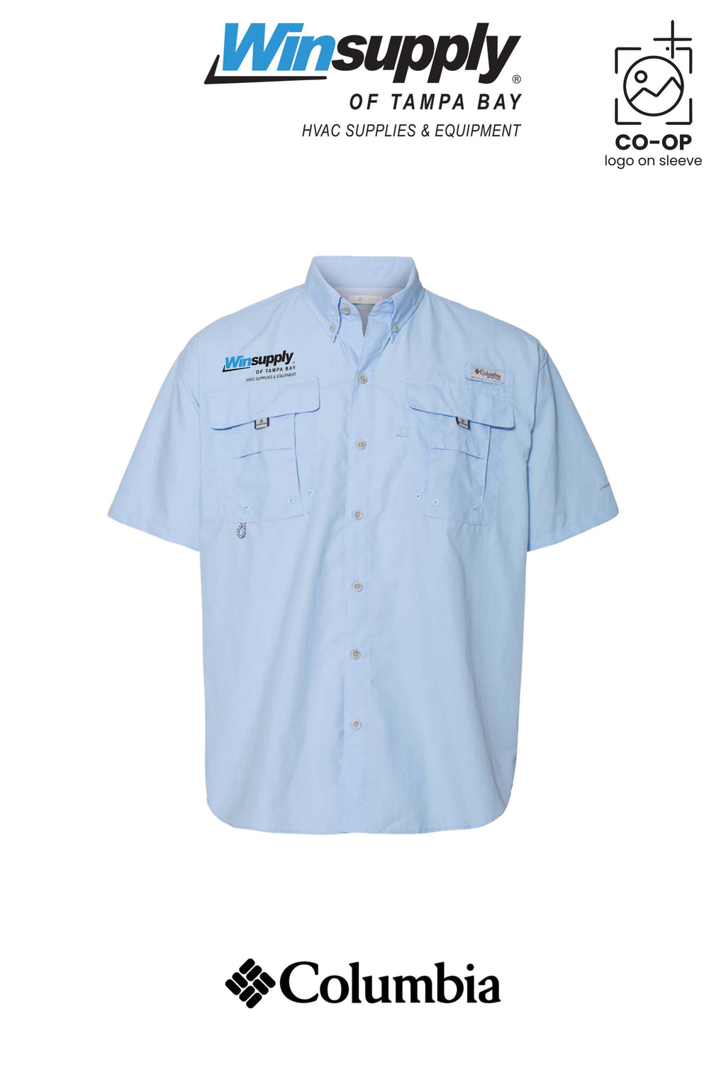Columbia Mens PFG Bahama™ II Short Sleeve Shirt - Winsupply of Tampa Bay