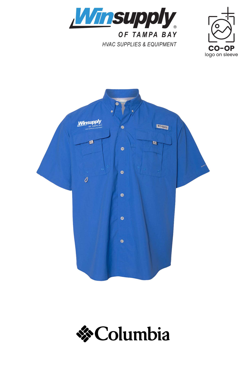 Columbia Mens PFG Bahama™ II Short Sleeve Shirt - Winsupply of Tampa Bay