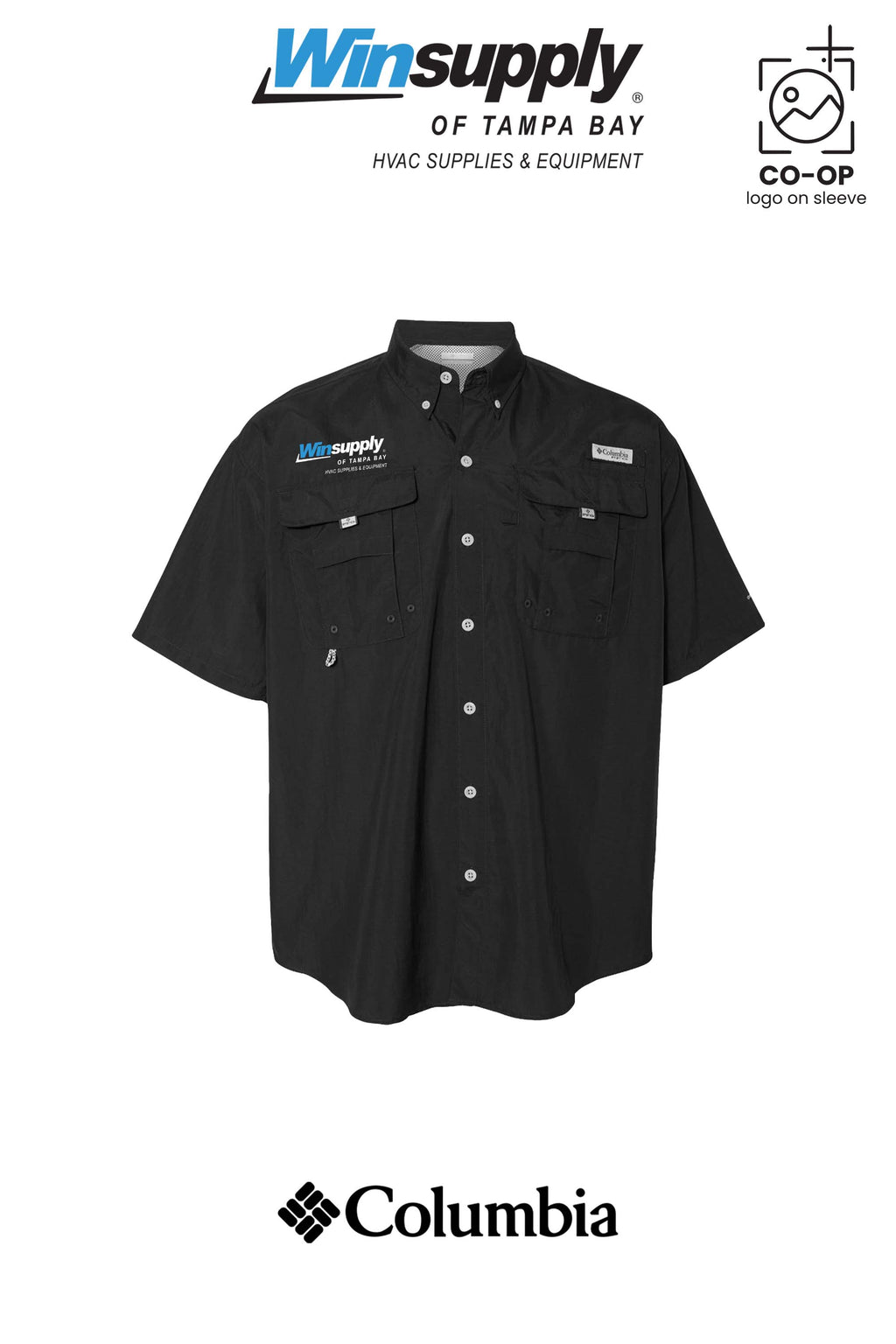 Columbia Mens PFG Bahama™ II Short Sleeve Shirt - Winsupply of Tampa Bay