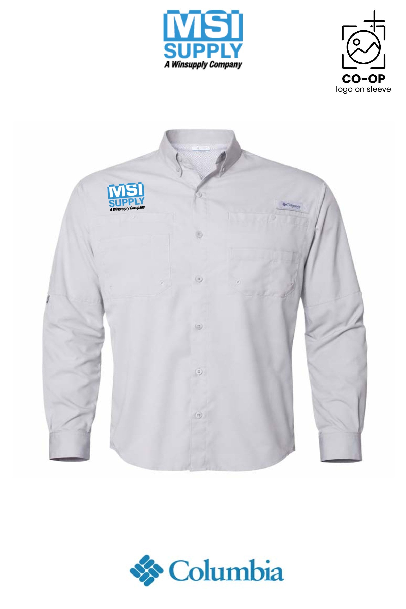 Columbia Mens PFG Tamiami™ II Long Sleeve Shirt - MSI Supply Houston