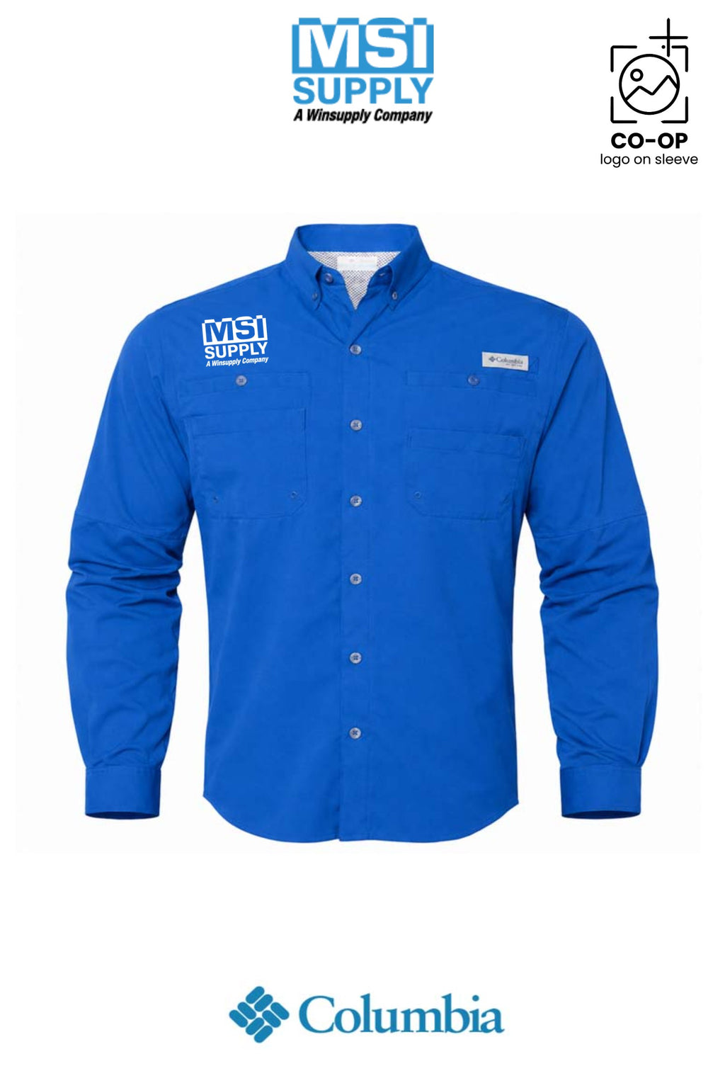 Columbia Mens PFG Tamiami™ II Long Sleeve Shirt - MSI Supply Houston
