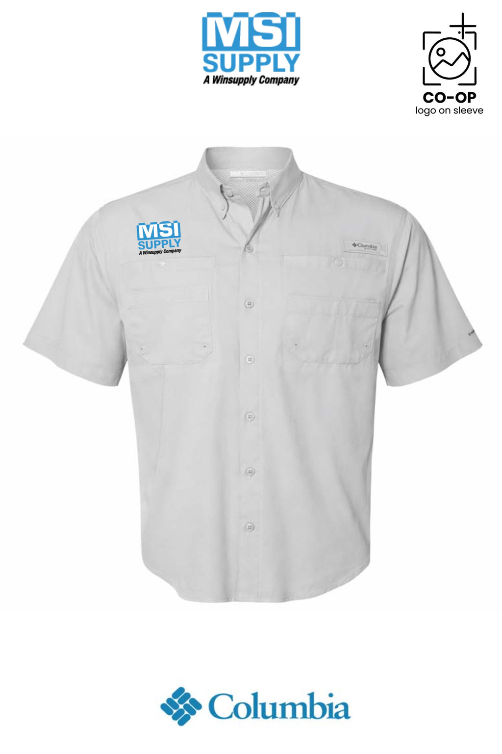 Columbia Mens PFG Tamiami™ II Short Sleeve Shirt - MSI Supply Houston